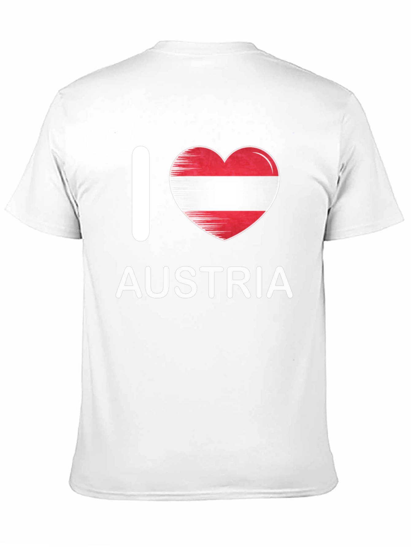 I Love Austria Flag Heart T-Shirt