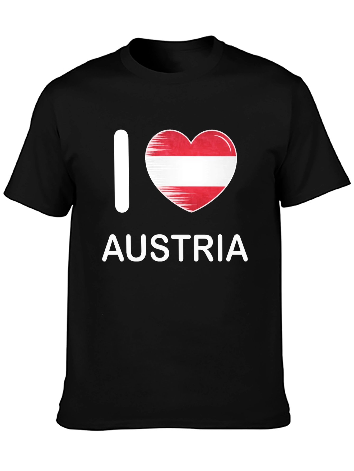 I Love Austria Flag Heart T-Shirt