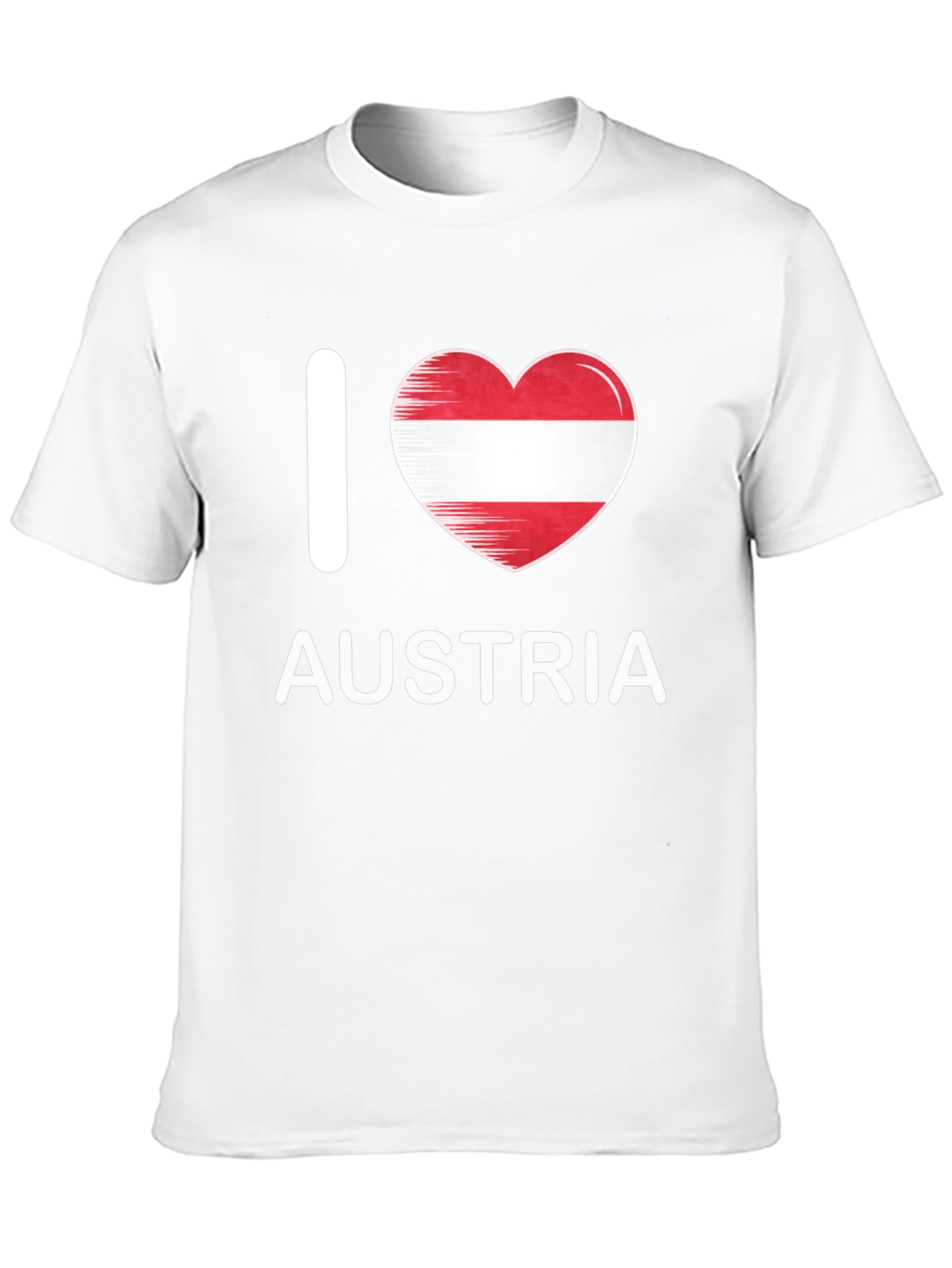 I Love Austria Flag Heart T-Shirt