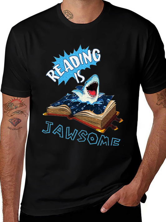Reading is Jawsome T-Shirt - Book Shark