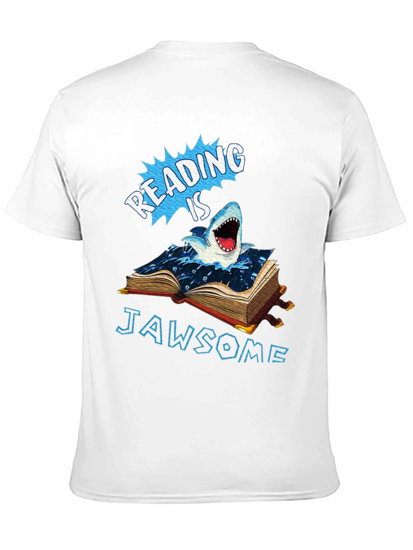 Reading is Jawsome T-Shirt - Book Shark