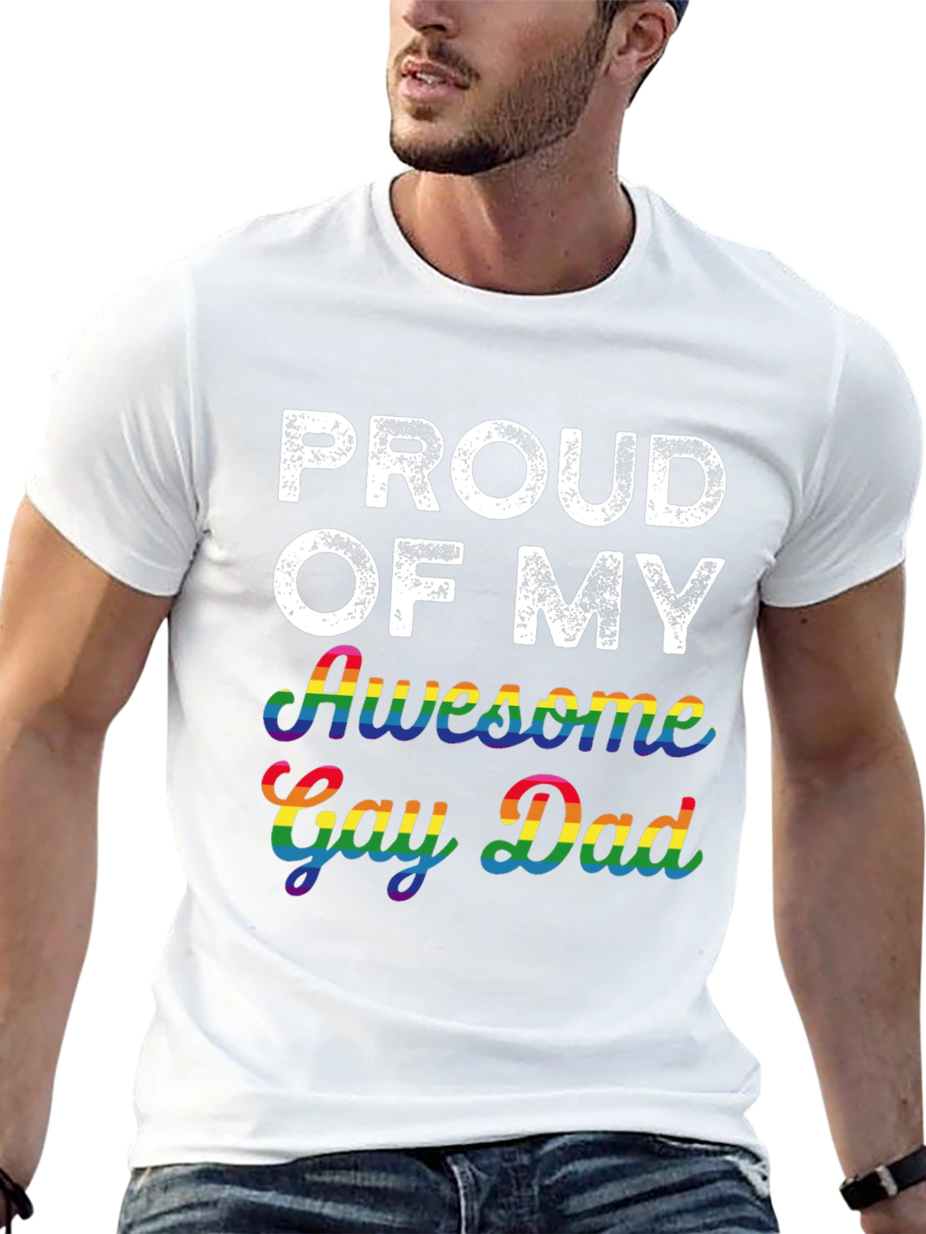 Proud of My Awesome Gay Dad T-Shirt