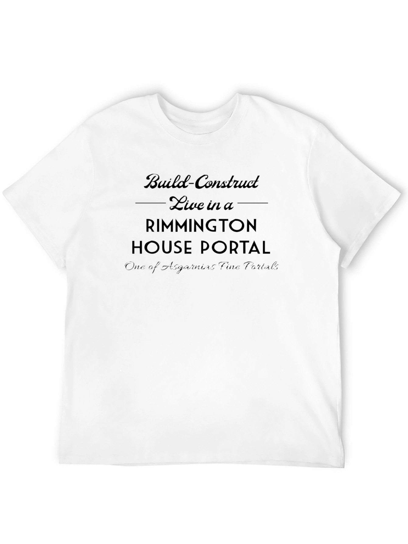 Rimmington House Portal Black T-Shirt