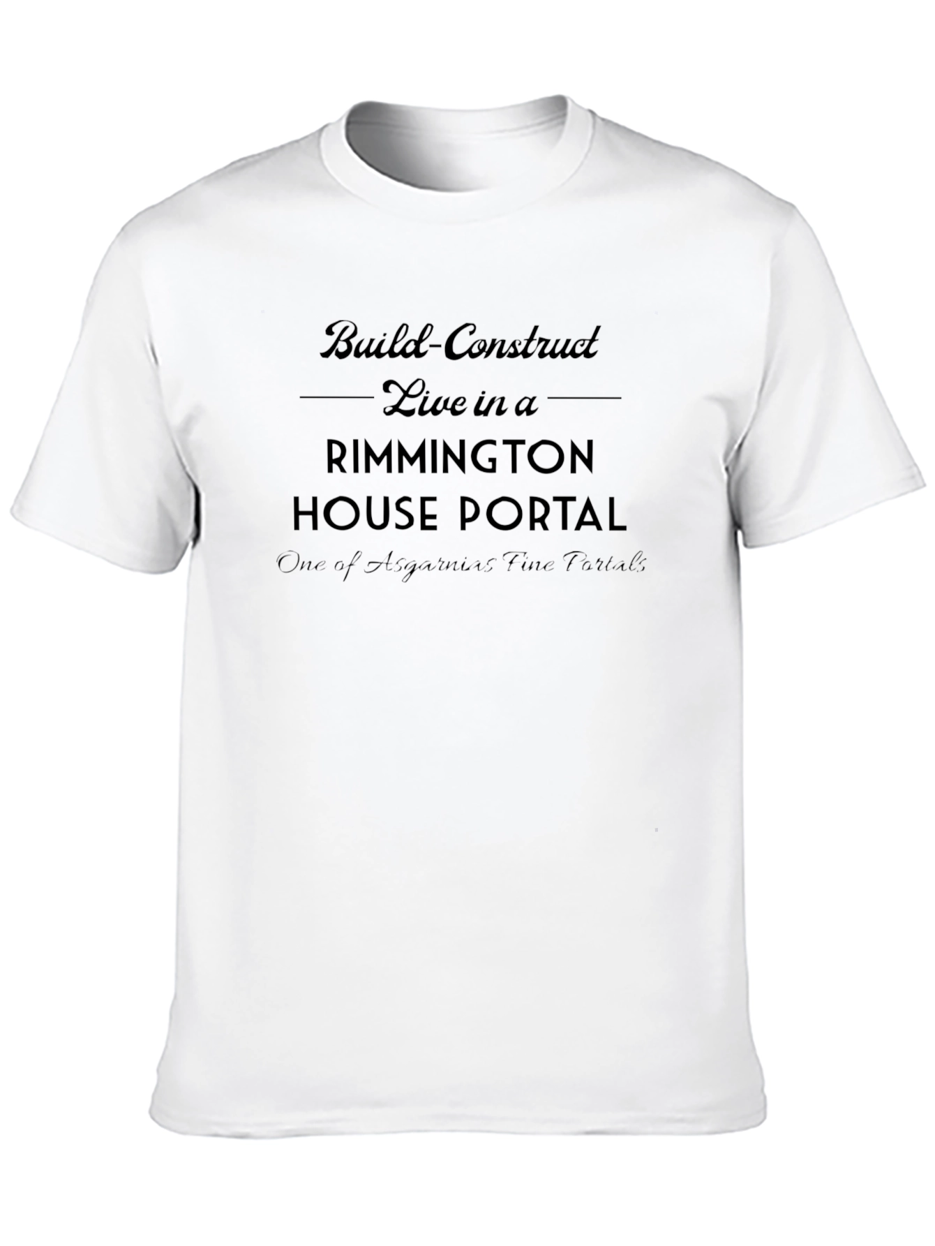 Rimmington House Portal Black T-Shirt