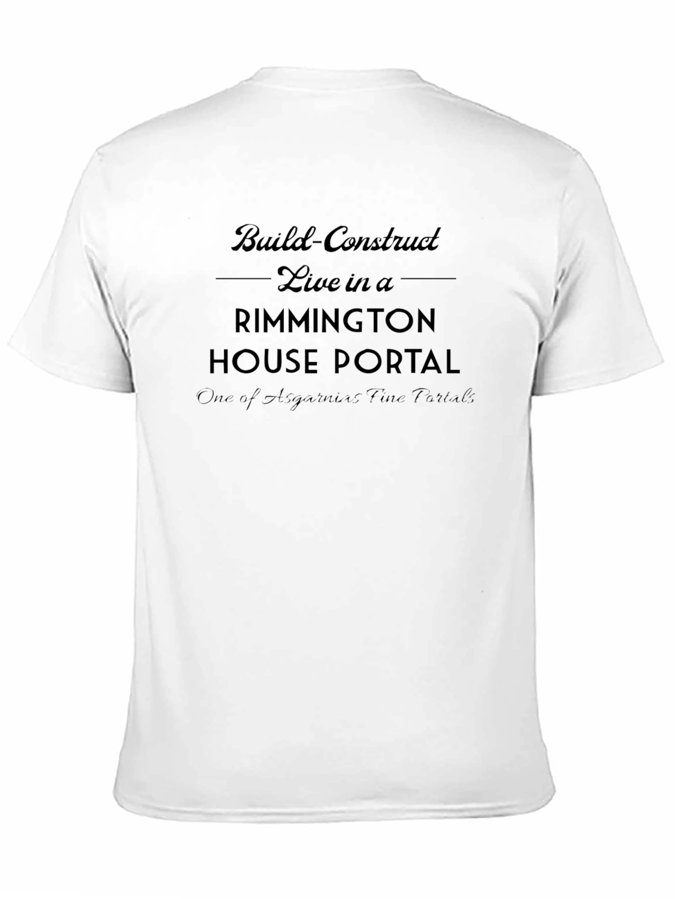 Rimmington House Portal Black T-Shirt
