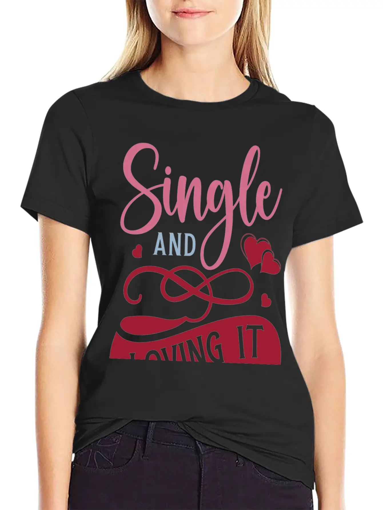 Single And Loving It Unisex Casual T-Shirt – Clean Design For Daily Comfort