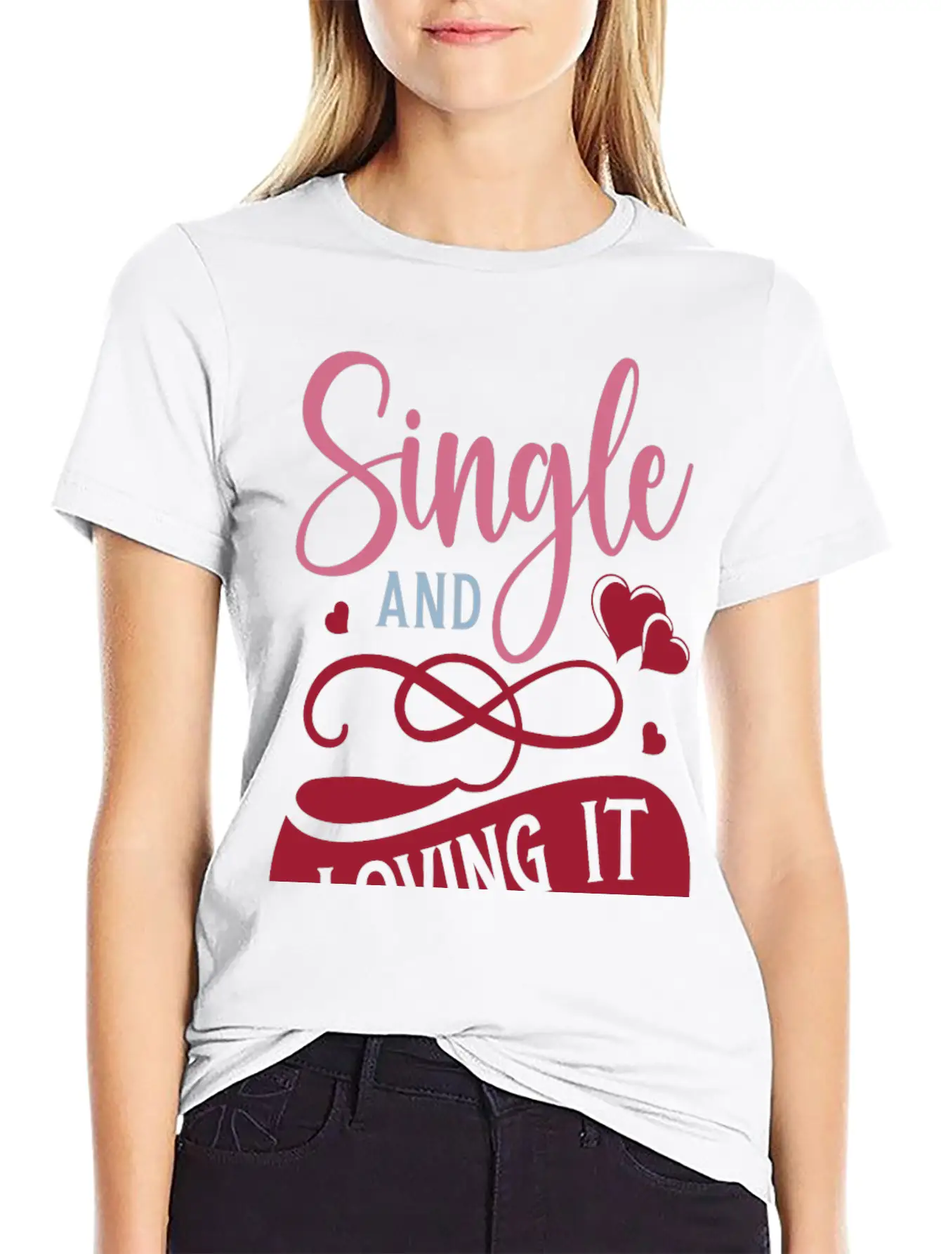 Single And Loving It Unisex Casual T-Shirt – Clean Design For Daily Comfort