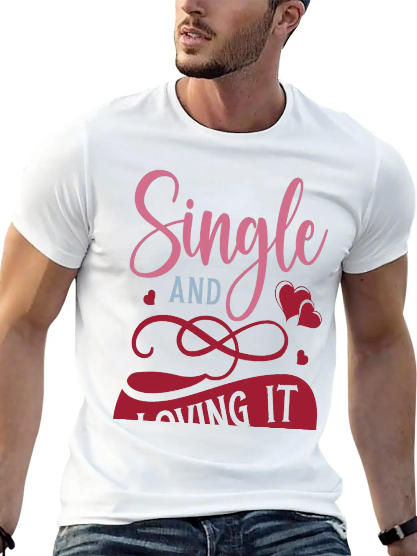 Single And Loving It Unisex Casual T-Shirt – Clean Design For Daily Comfort