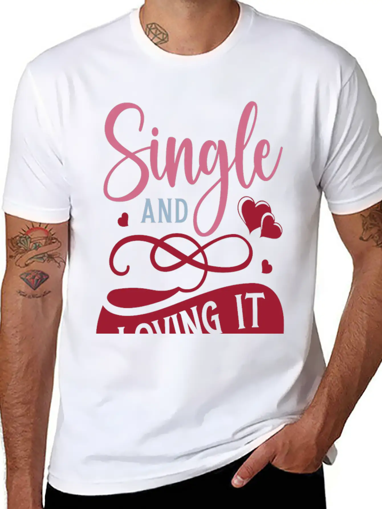 Single And Loving It Unisex Casual T-Shirt – Clean Design For Daily Comfort
