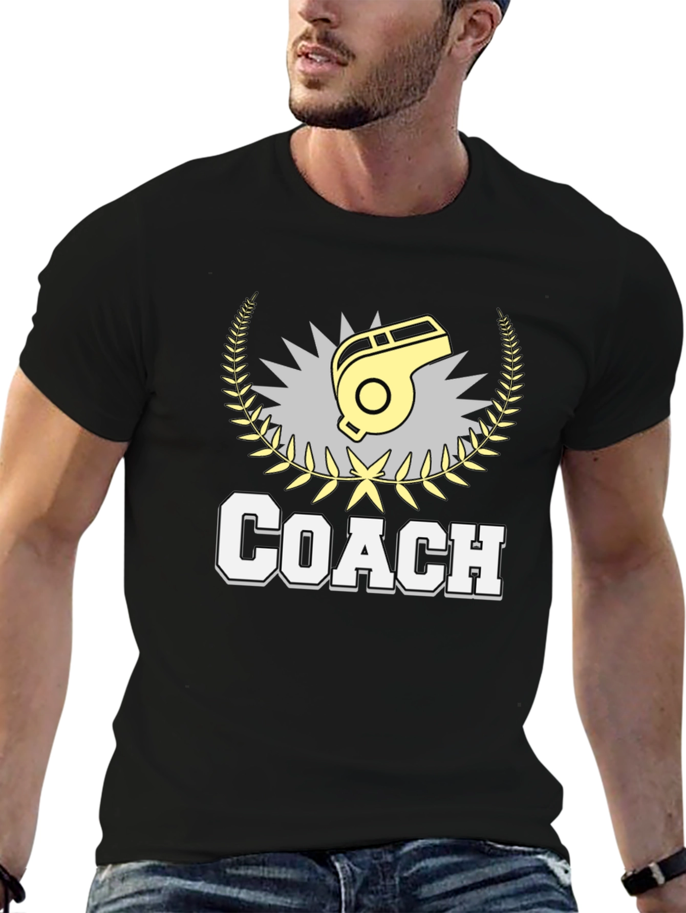 Coach Graphic T-Shirt - Sports Trainer Tee
