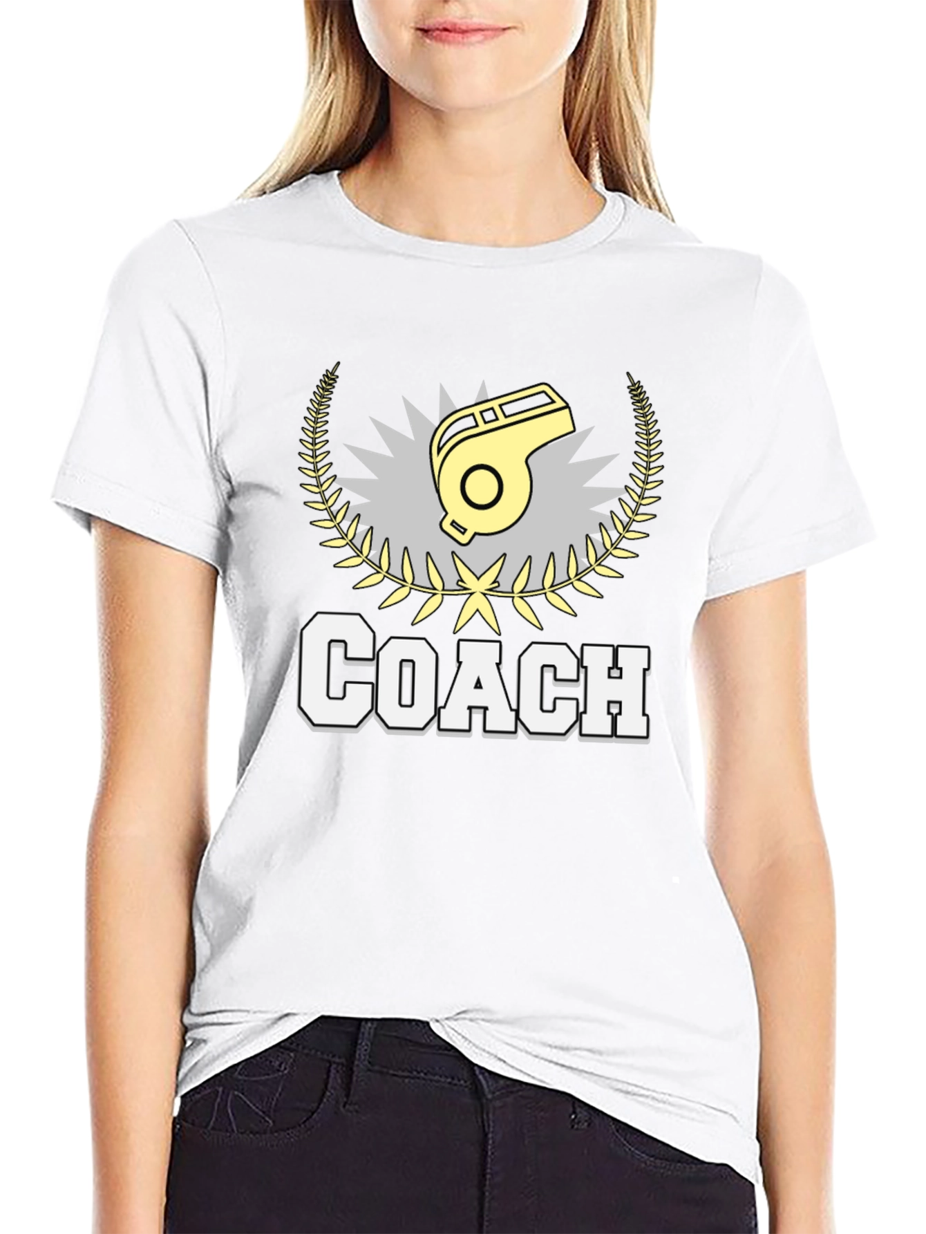 Coach Graphic T-Shirt - Sports Trainer Tee