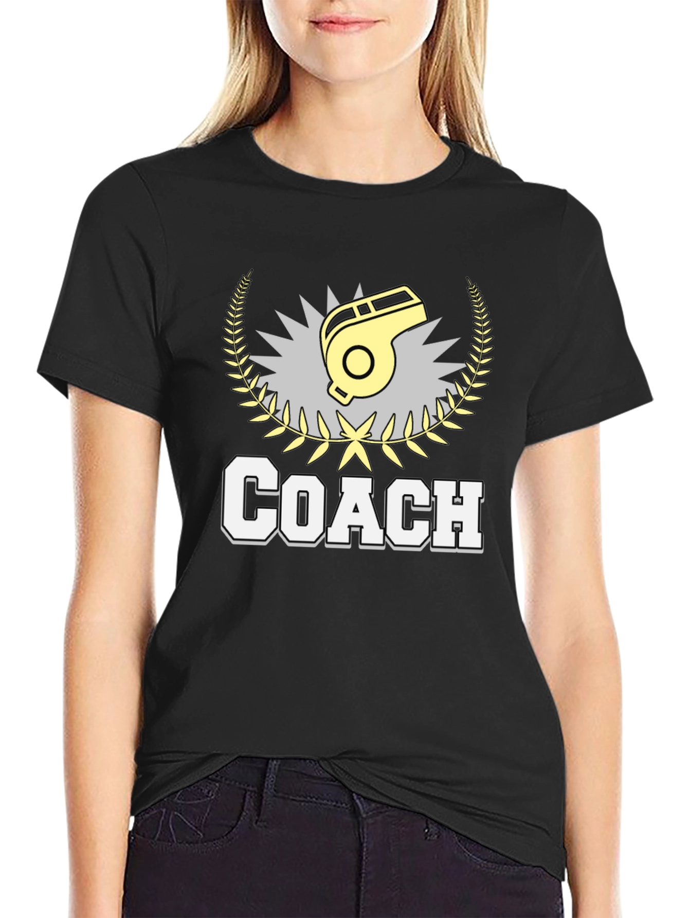Coach Graphic T-Shirt - Sports Trainer Tee