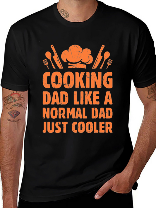 Cooking Dad T-Shirt - Cool Chef Fathers Day Tee