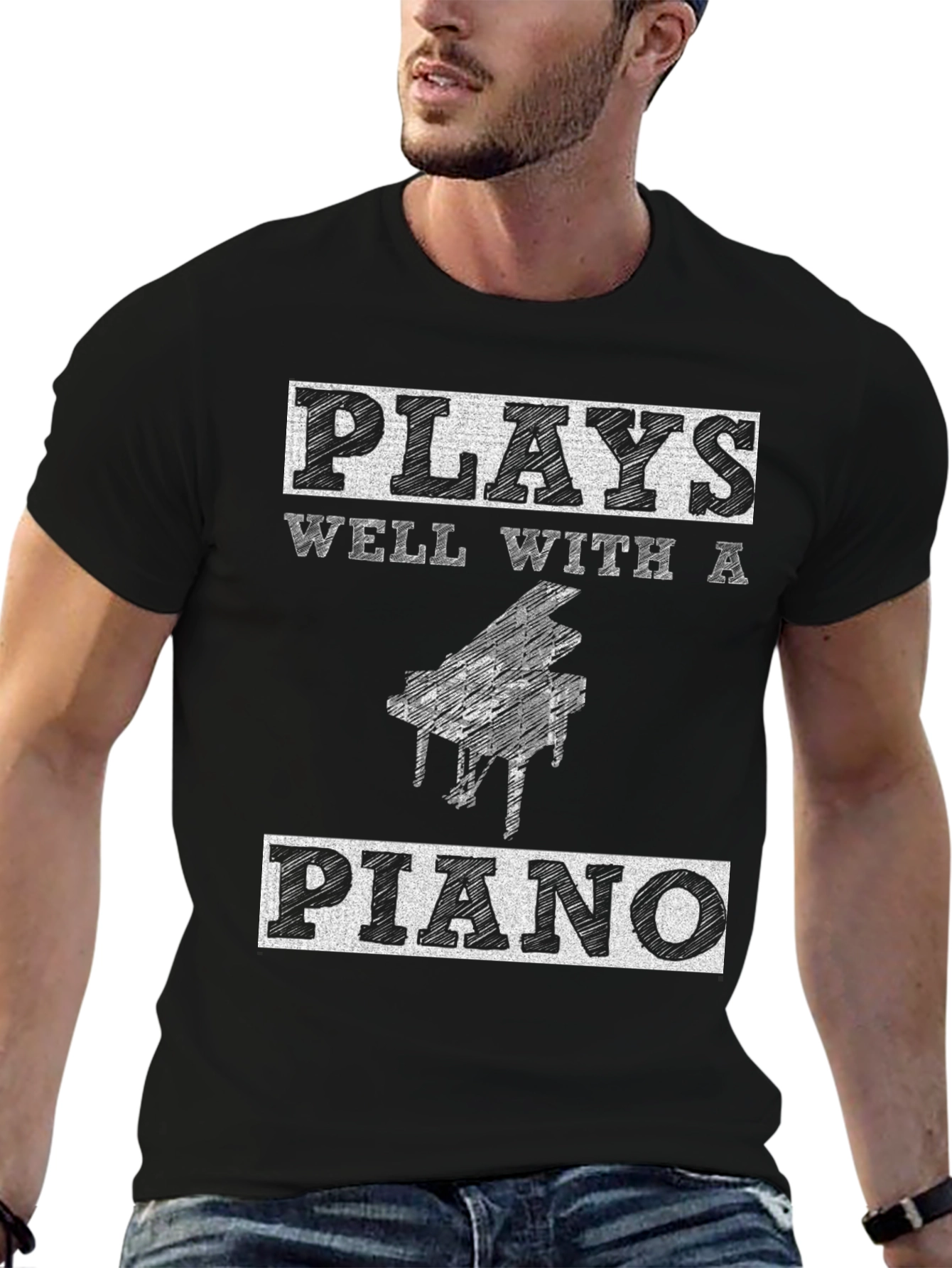 Plays Well With A Piano T-Shirt