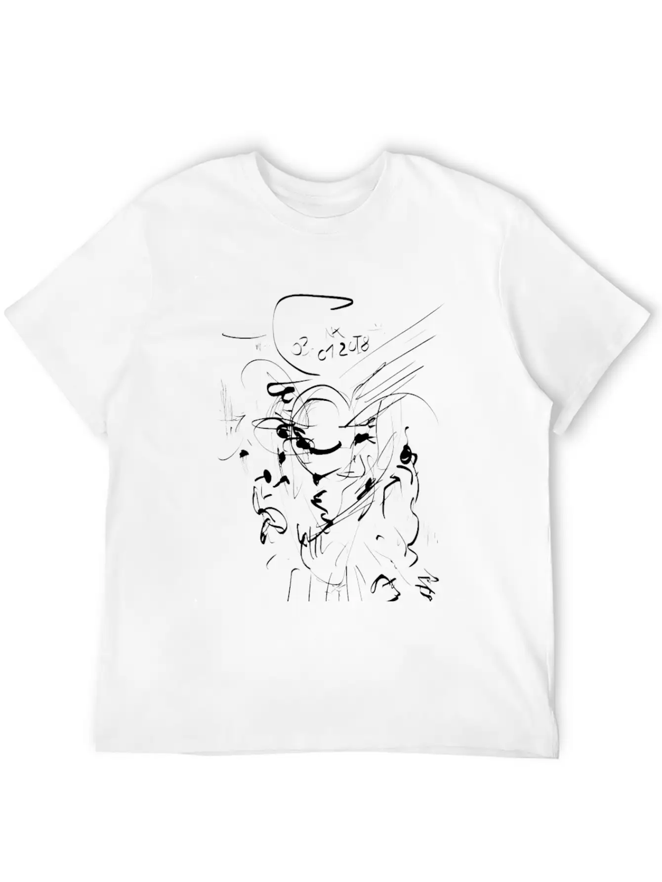 Sketch Unisex Casual T-Shirt – Clean Design For Daily Comfort
