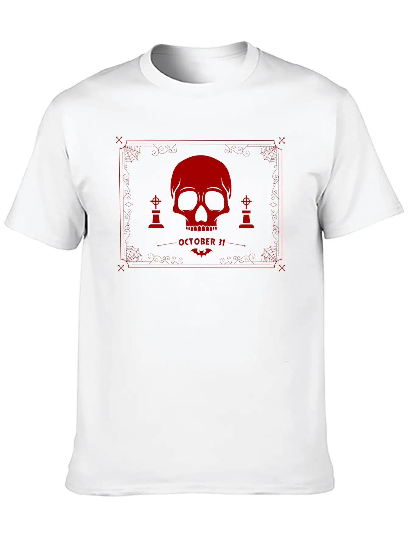 Skull Deamon Unisex Casual T-Shirt – Clean Design For Daily Comfort