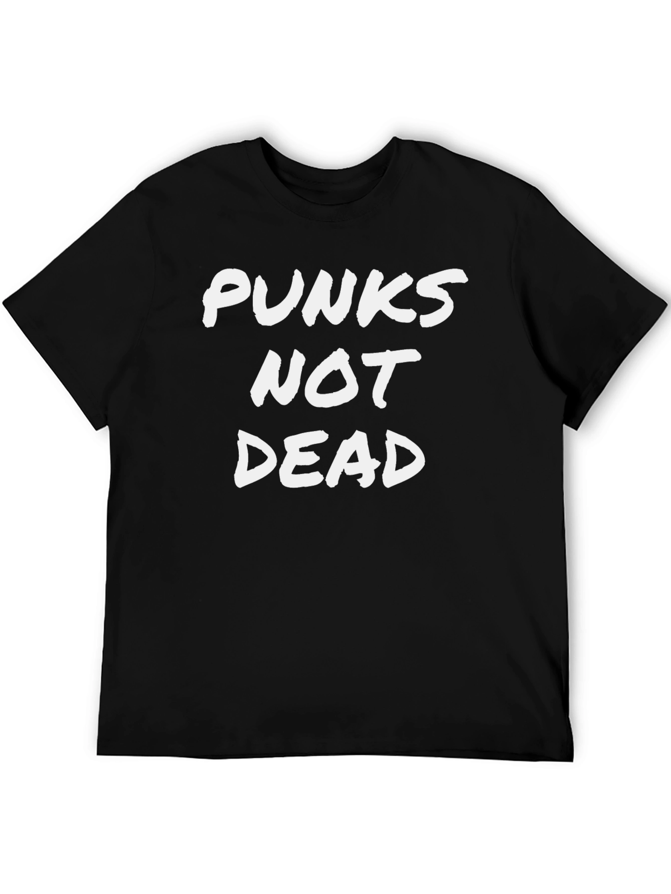 Punks Not Dead Black Graphic Tee