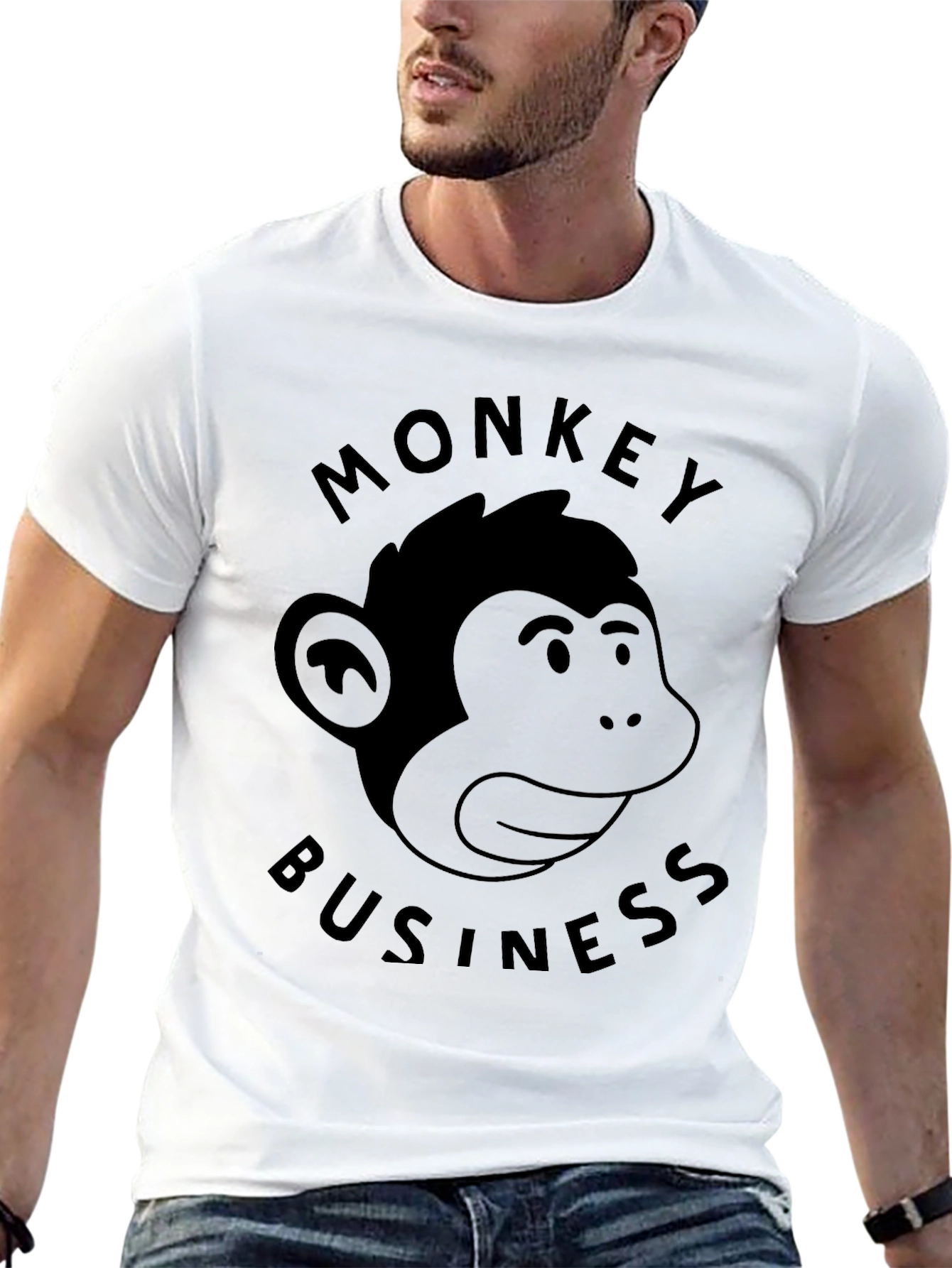 Monkey Business Graphic T-Shirt