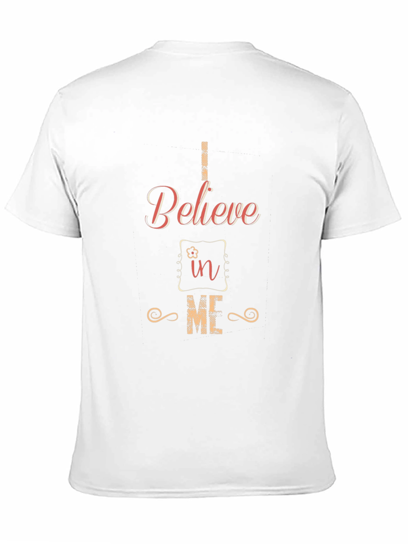 Believe in ME Black Graphic T-Shirt
