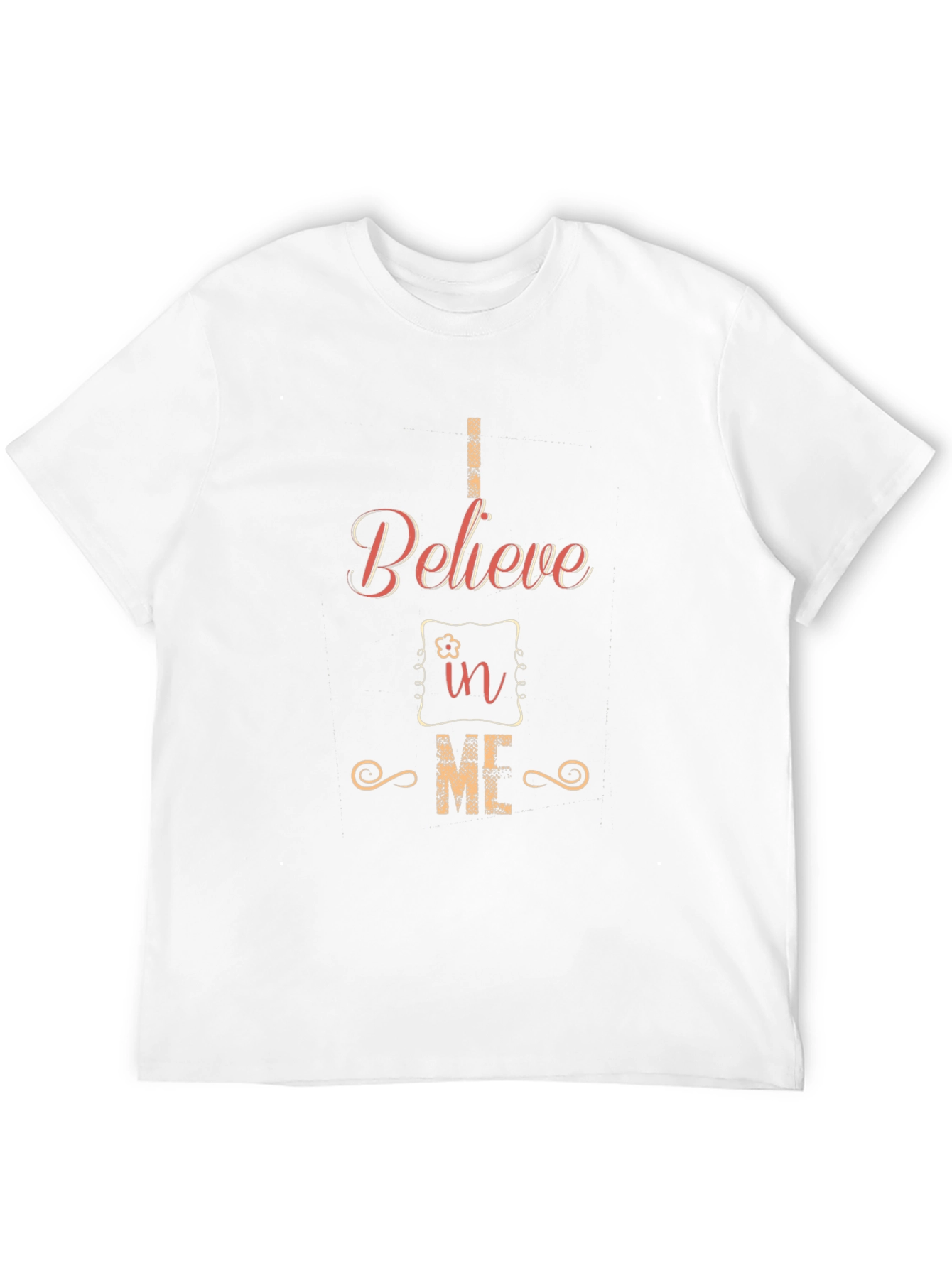 Believe in ME Black Graphic T-Shirt