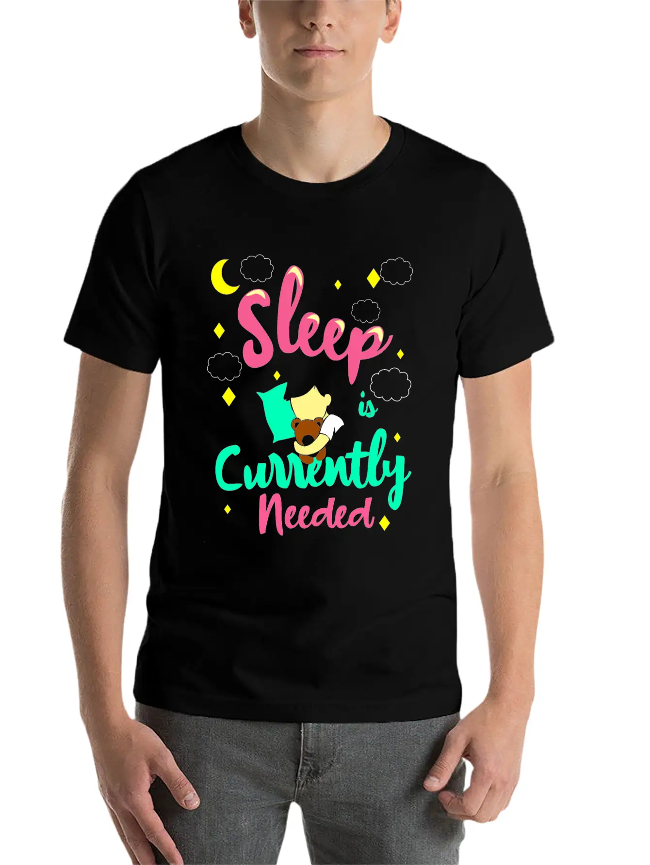 Sleep Is Currently Needed Unisex Casual T-Shirt – Clean Design For Daily Comfort