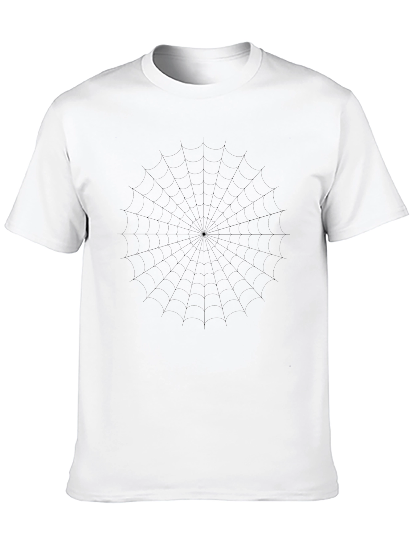 Spider Web Graphic Black T-Shirt