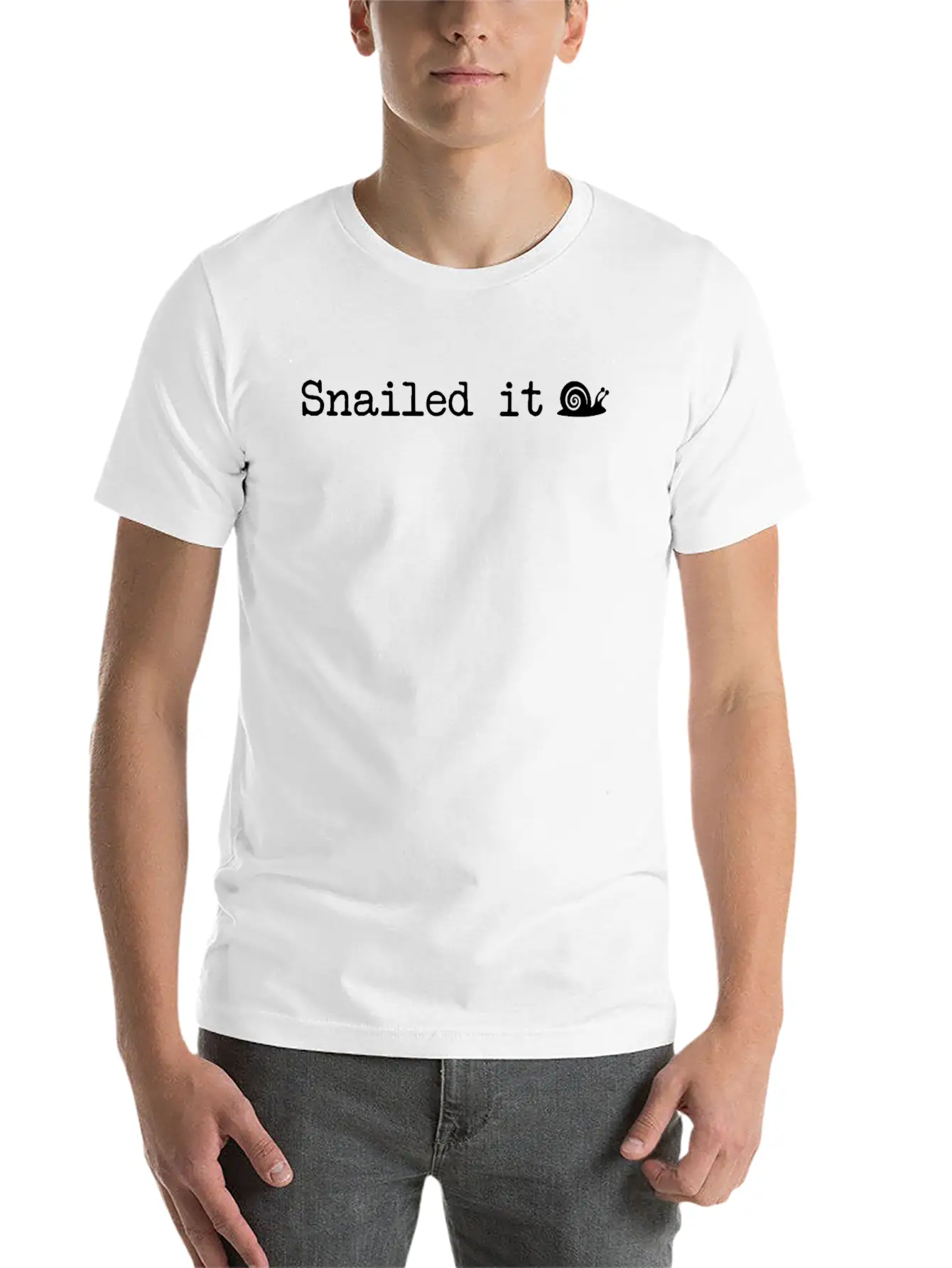 Snailed It Unisex Casual T-Shirt – Clean Design For Daily Comfort