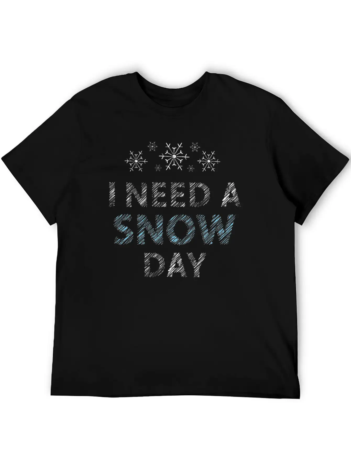 Snow Day Unisex Casual T-Shirt – Clean Design For Daily Comfort