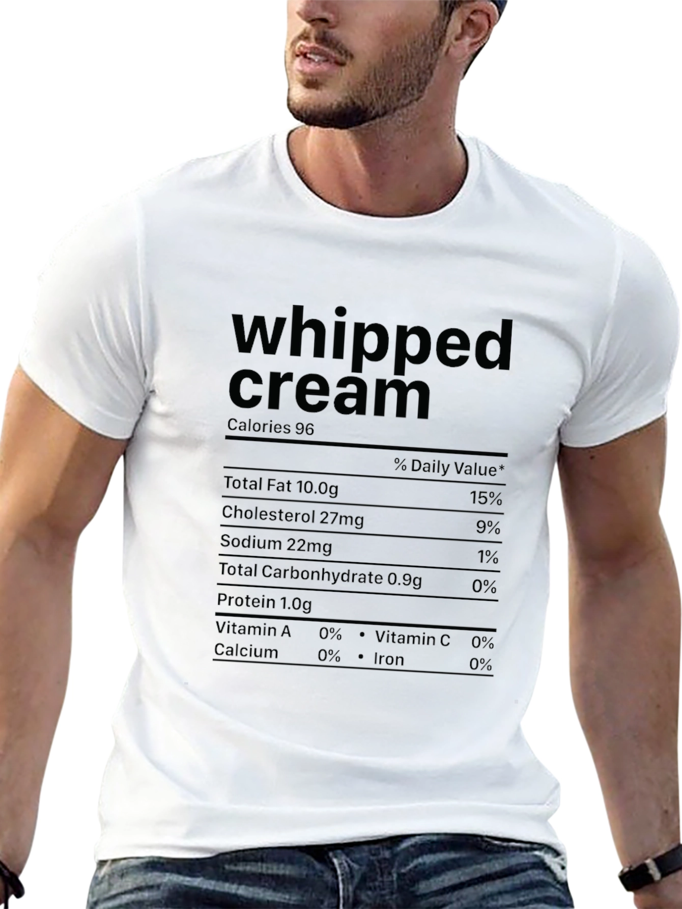 Whipped Cream Nutrition Facts T-Shirt