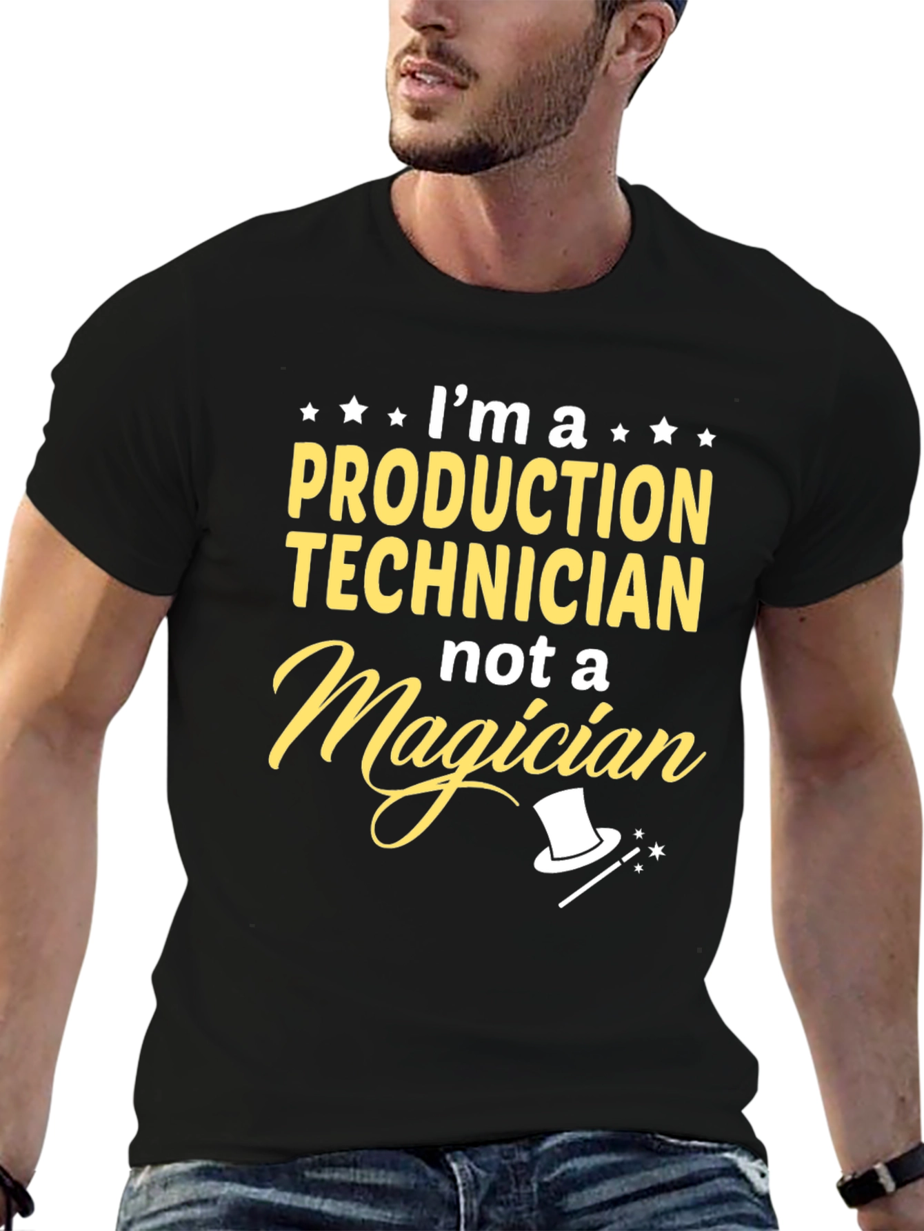 Production Technician T-Shirt - Not a Magician