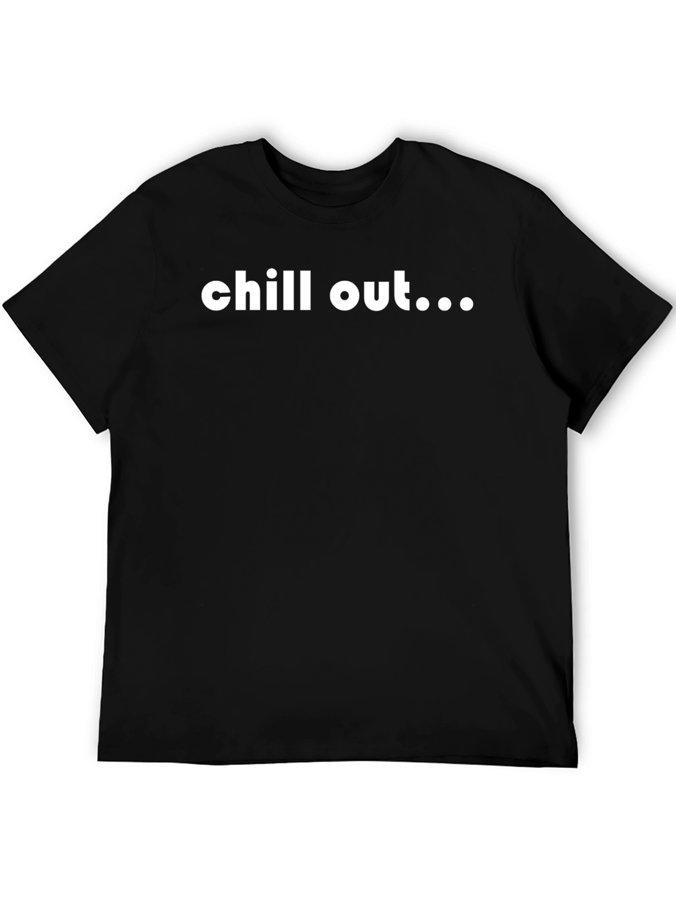 Chill Out Graphic Tee - Black