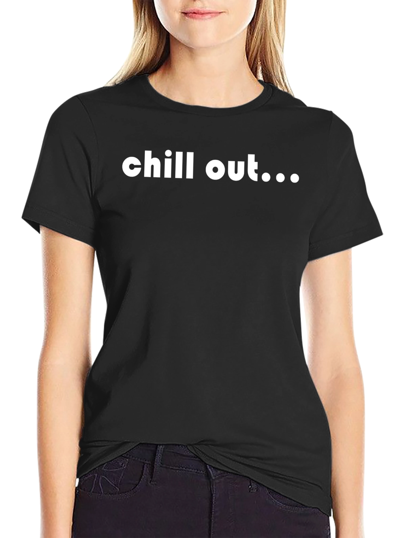 Chill Out Graphic Tee - Black