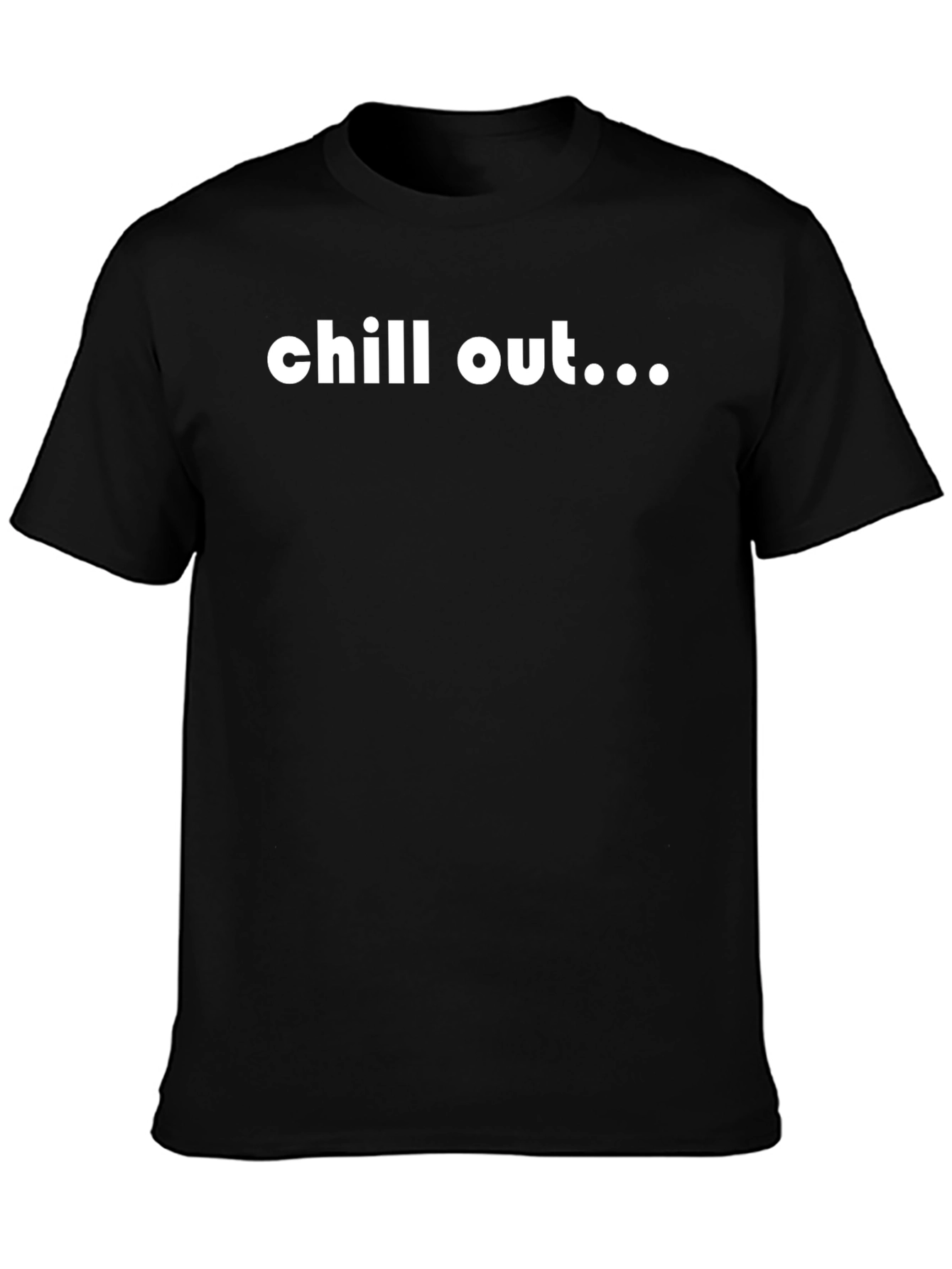 Chill Out Graphic Tee - Black