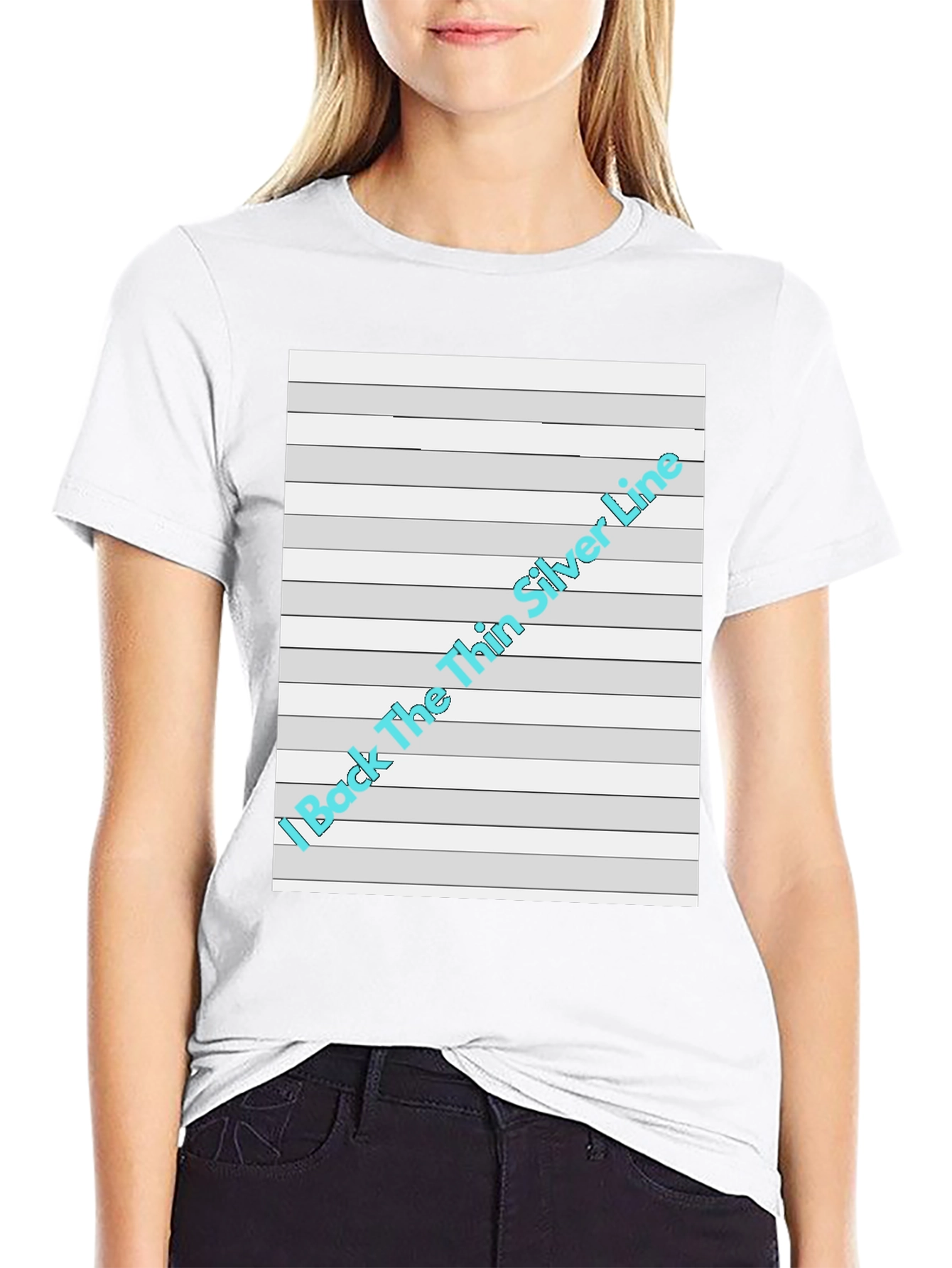 I Back The Thin Silver Line T-Shirt
