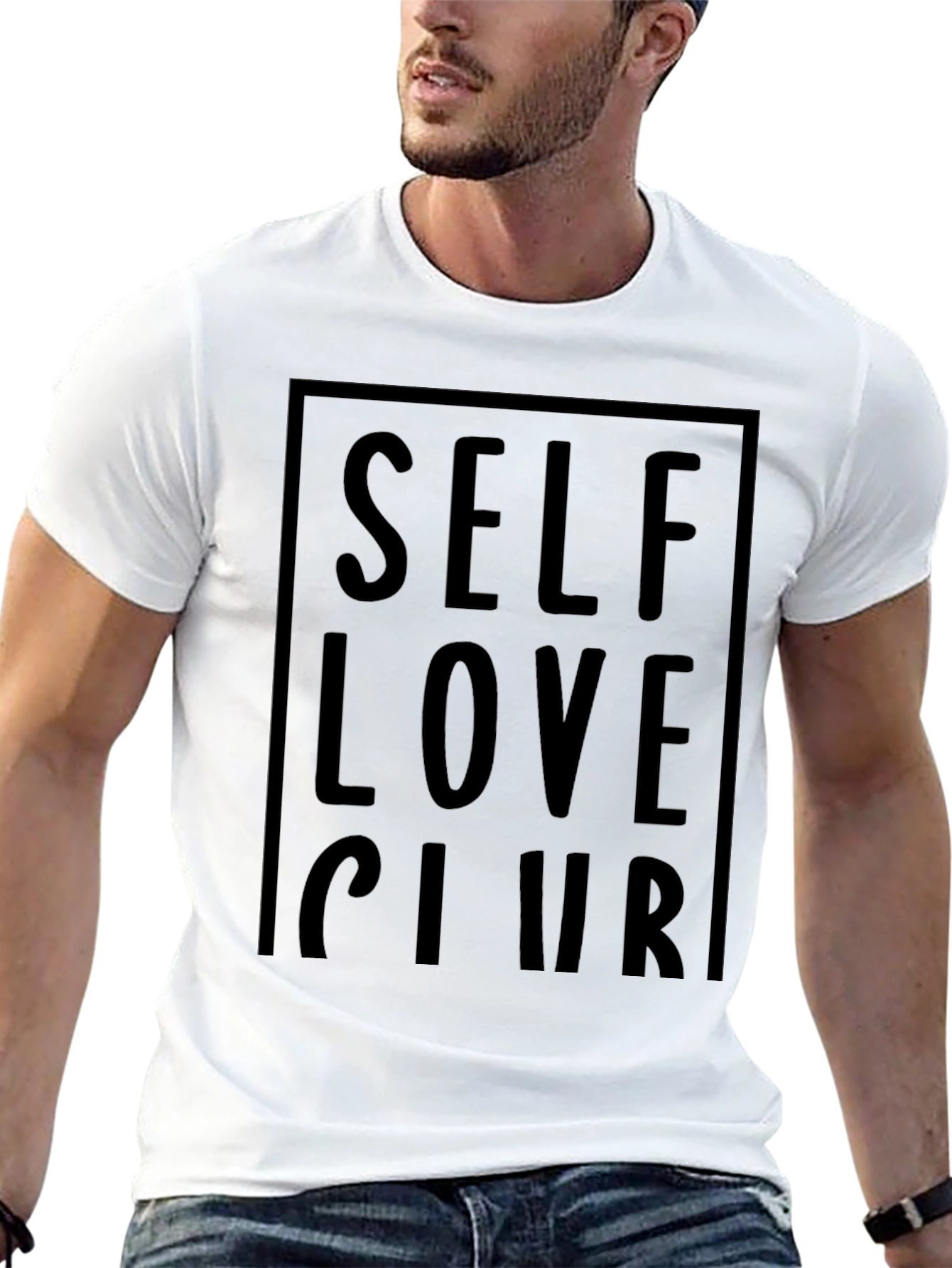 Self Love Club Graphic T-Shirt - Black