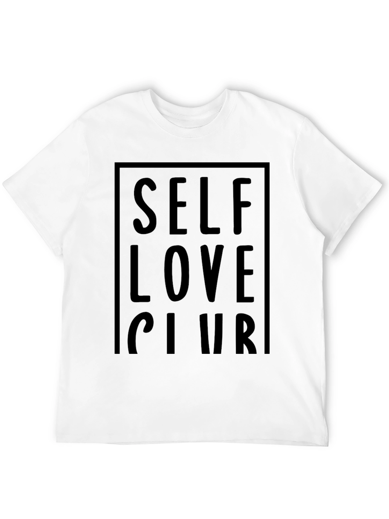 Self Love Club Graphic T-Shirt - Black
