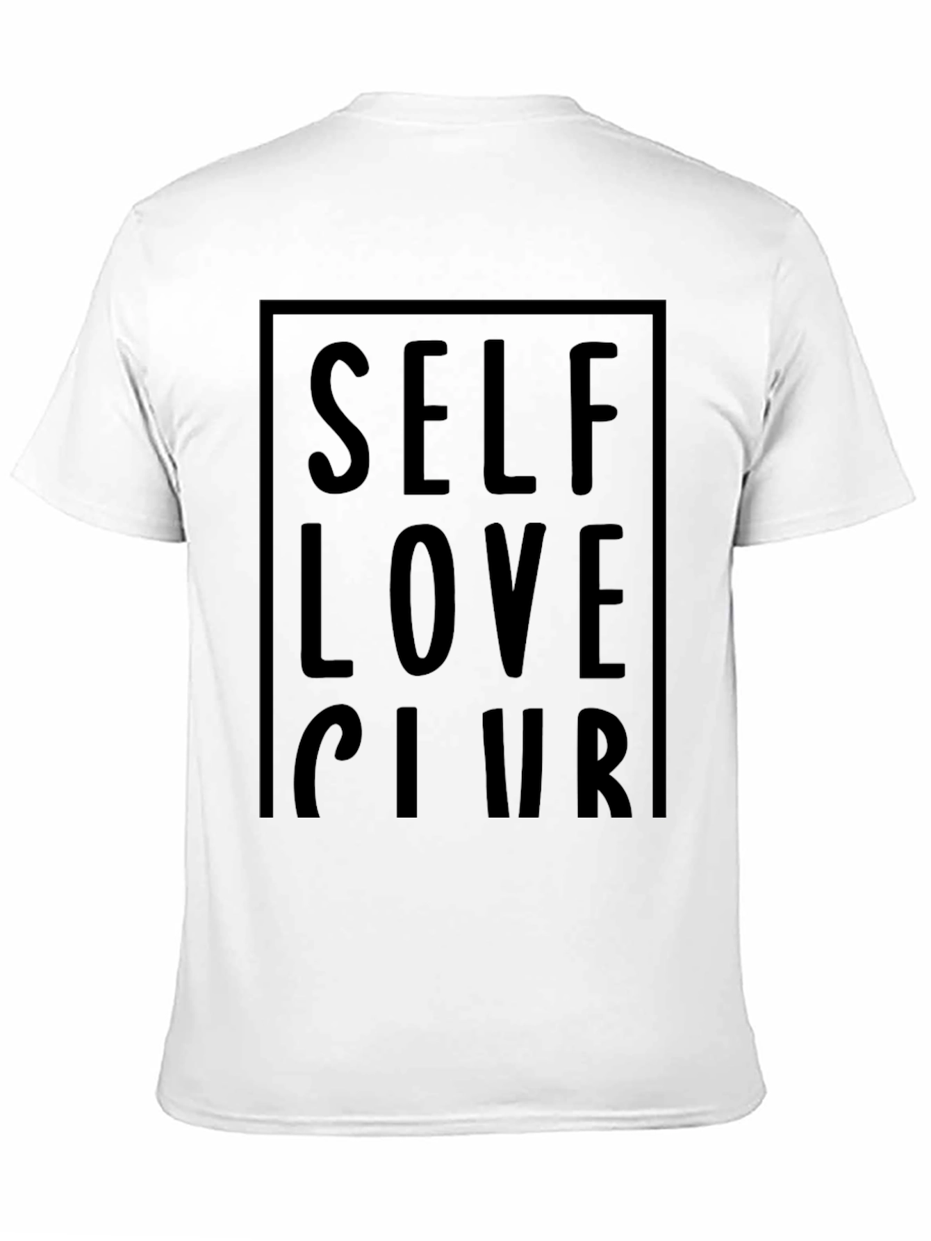Self Love Club Graphic T-Shirt - Black
