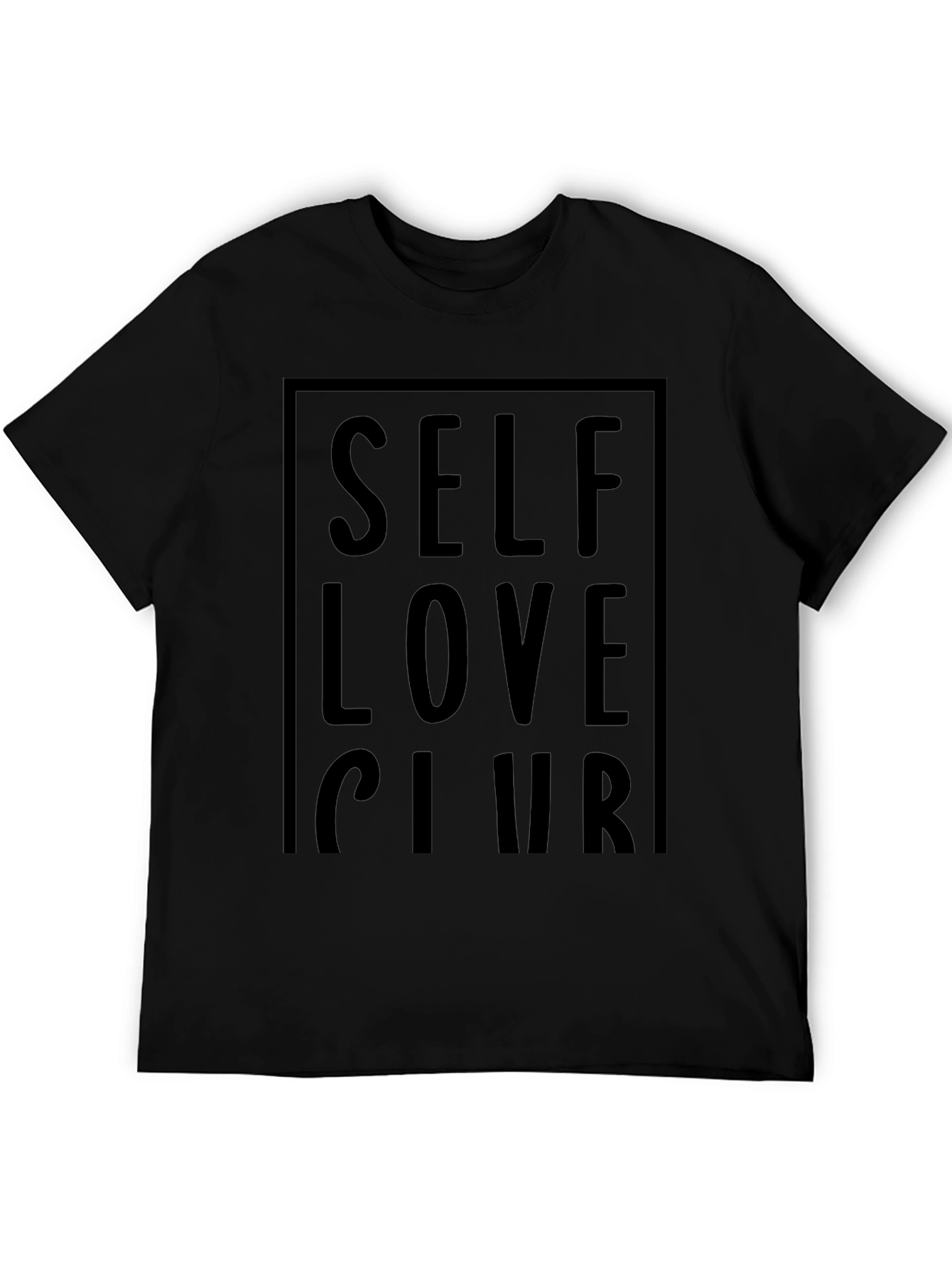 Self Love Club Graphic T-Shirt - Black