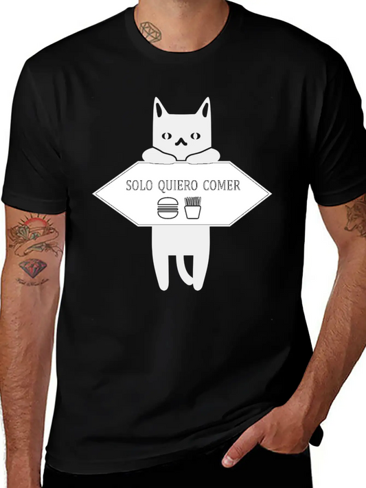 Solo Quiero Comer Unisex Casual T-Shirt – Clean Design For Daily Comfort