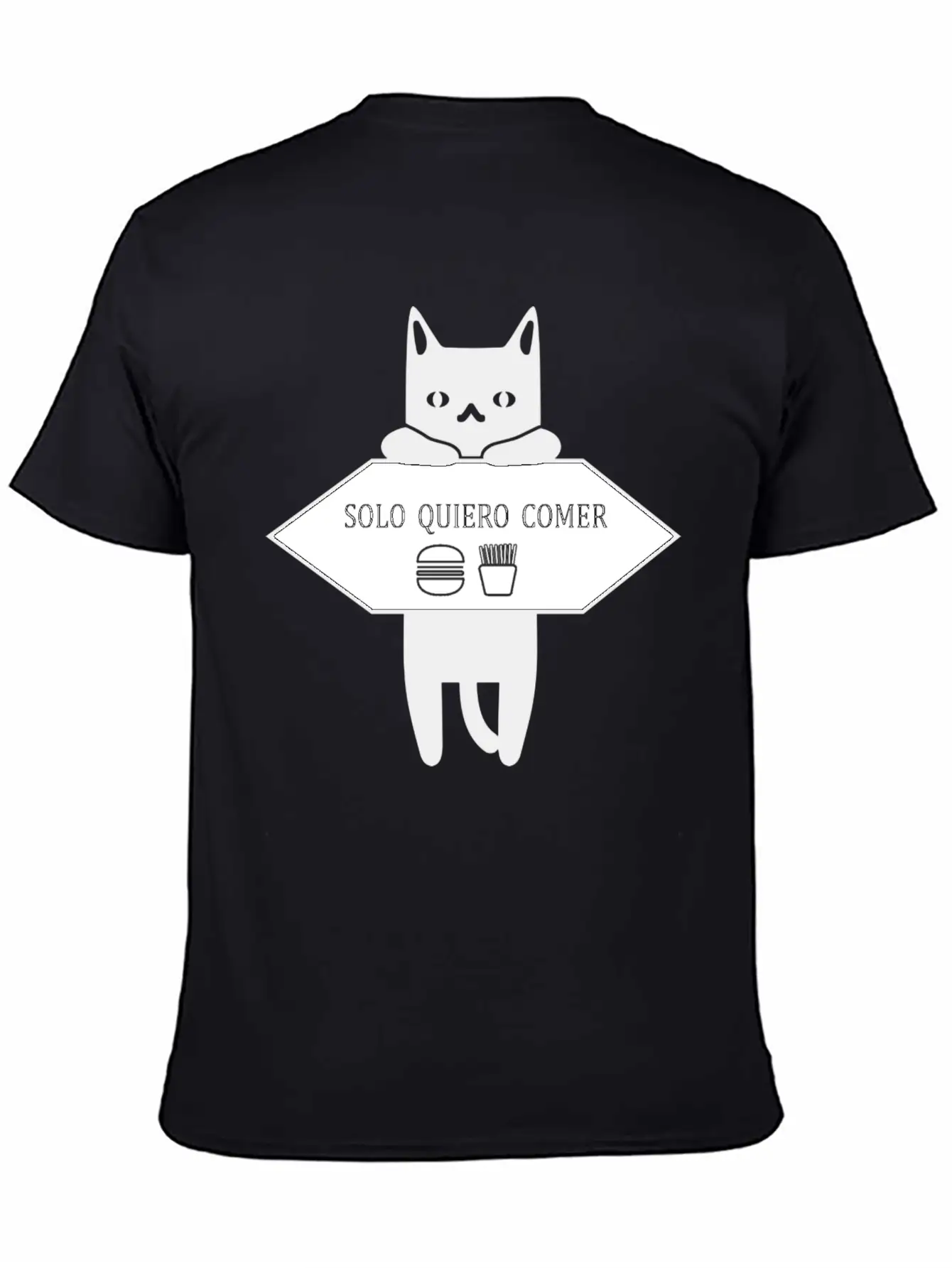 Solo Quiero Comer Unisex Casual T-Shirt – Clean Design For Daily Comfort