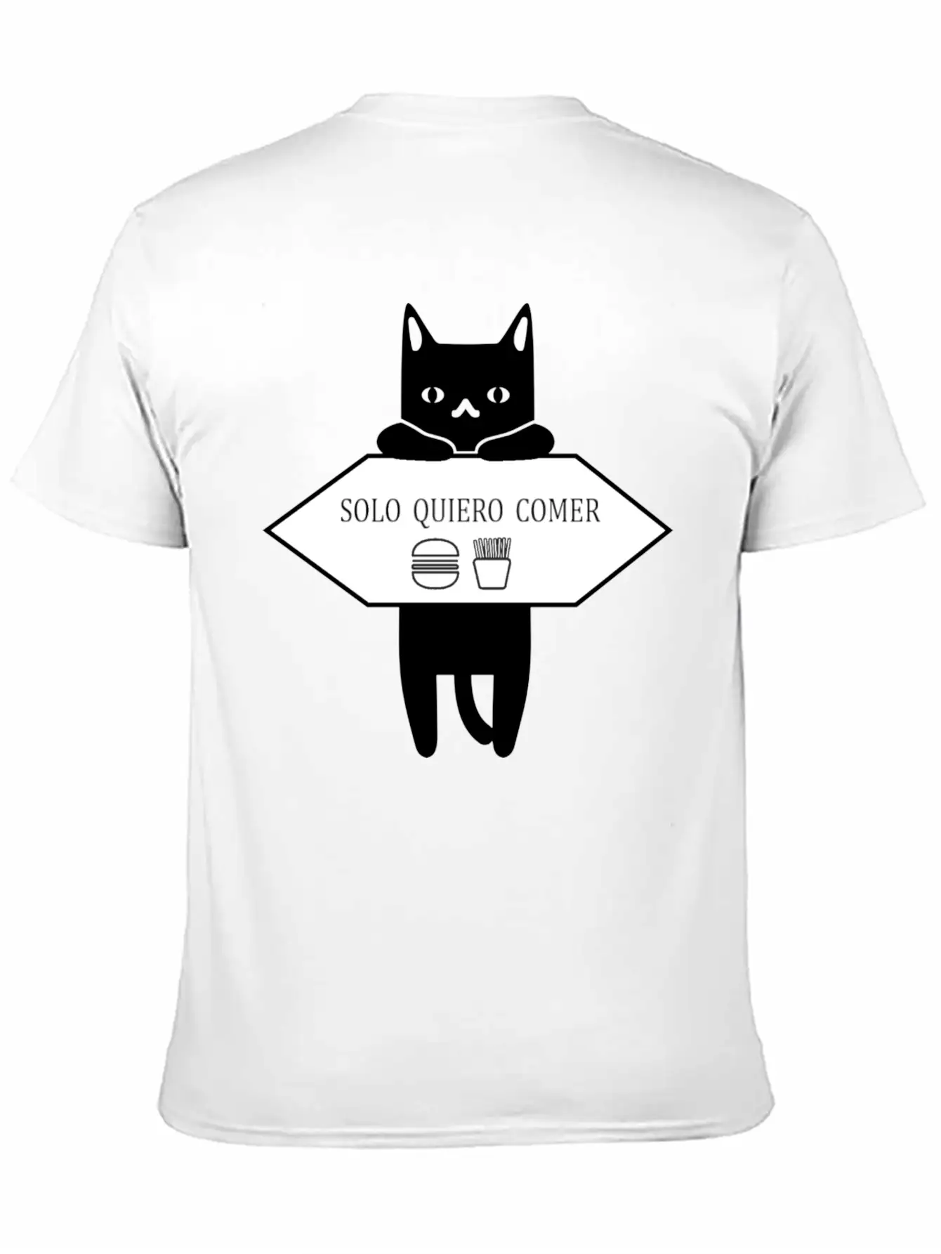 Solo Quiero Comer Unisex Casual T-Shirt – Clean Design For Daily Comfort
