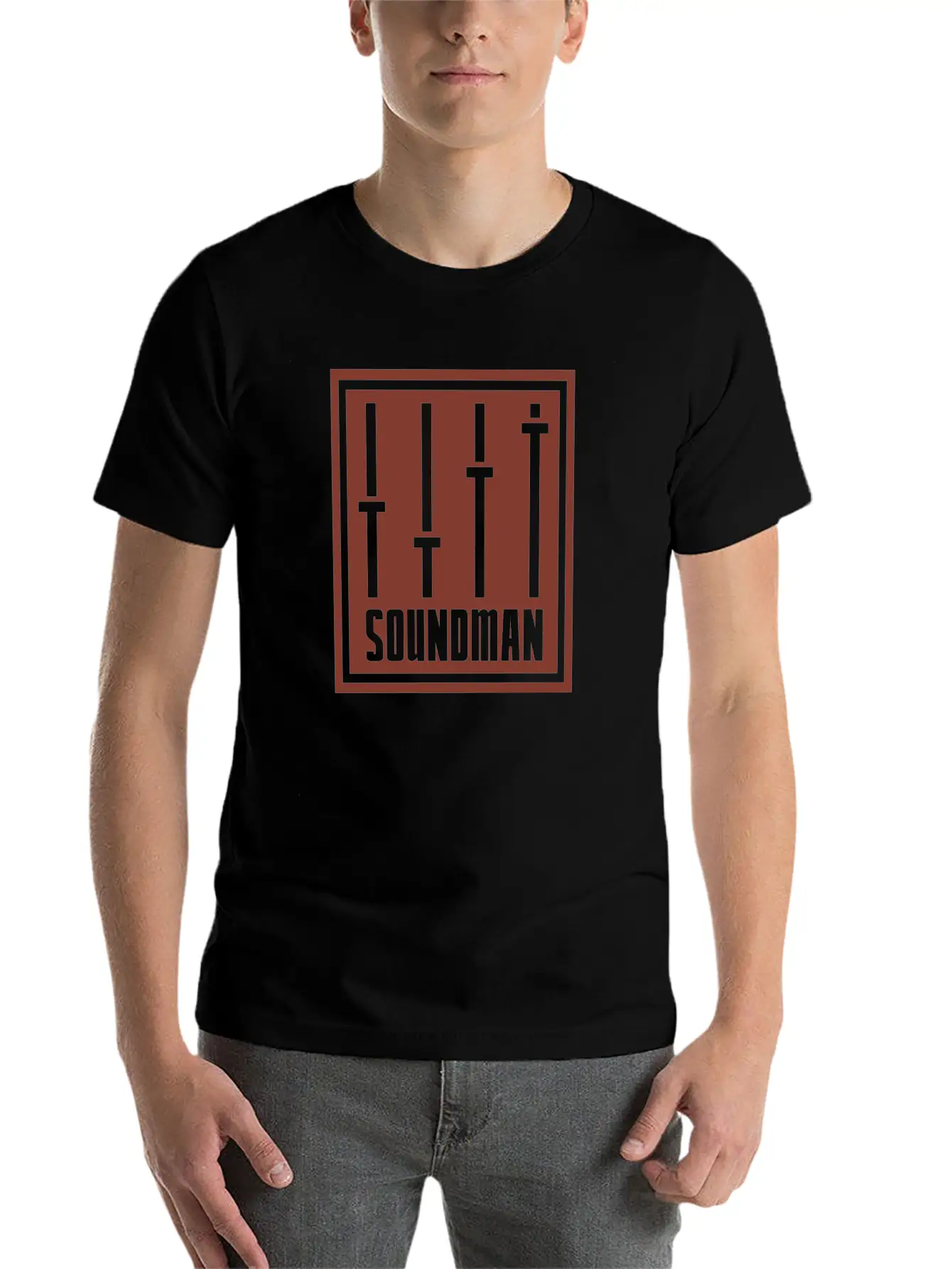 Soundman Unisex Casual T-Shirt – Clean Design For Daily Comfort