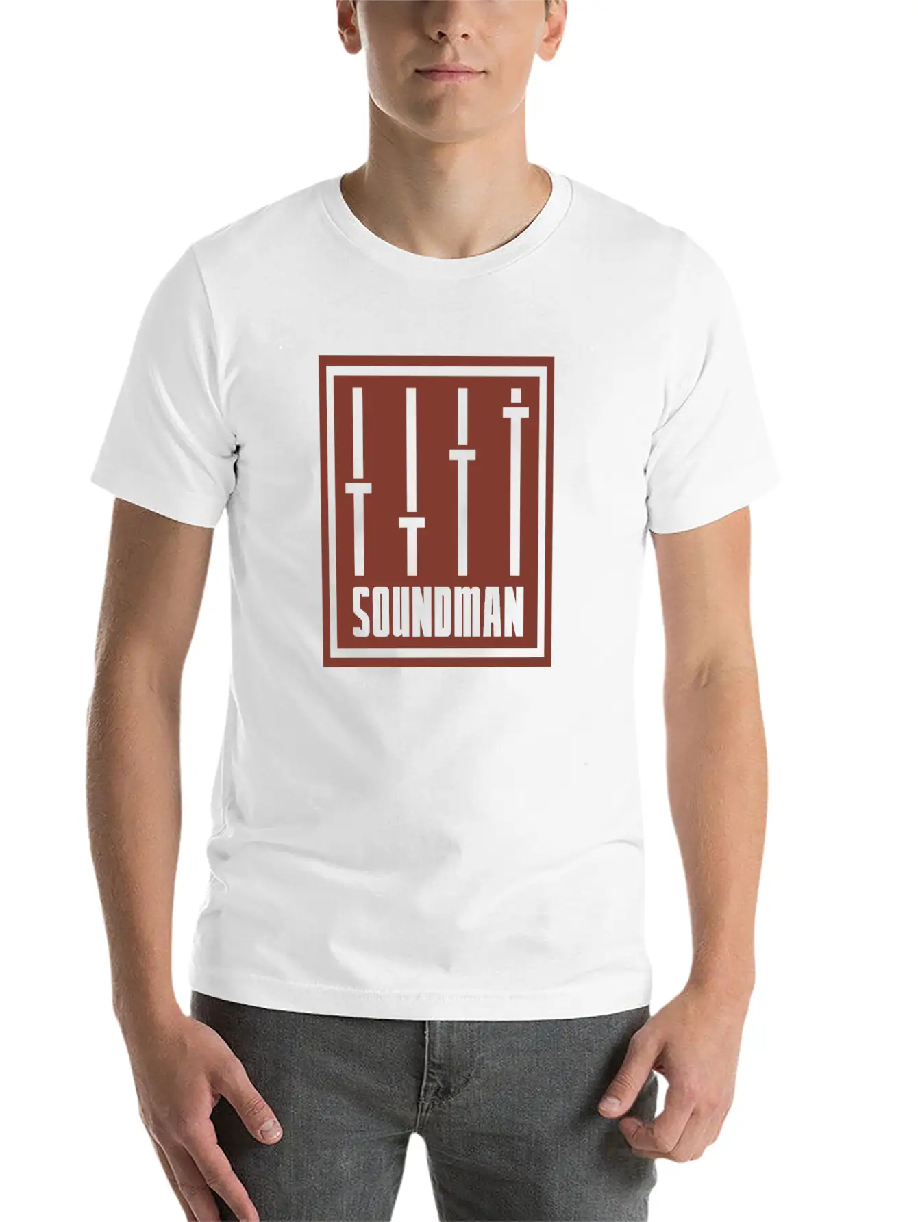 Soundman Unisex Casual T-Shirt – Clean Design For Daily Comfort