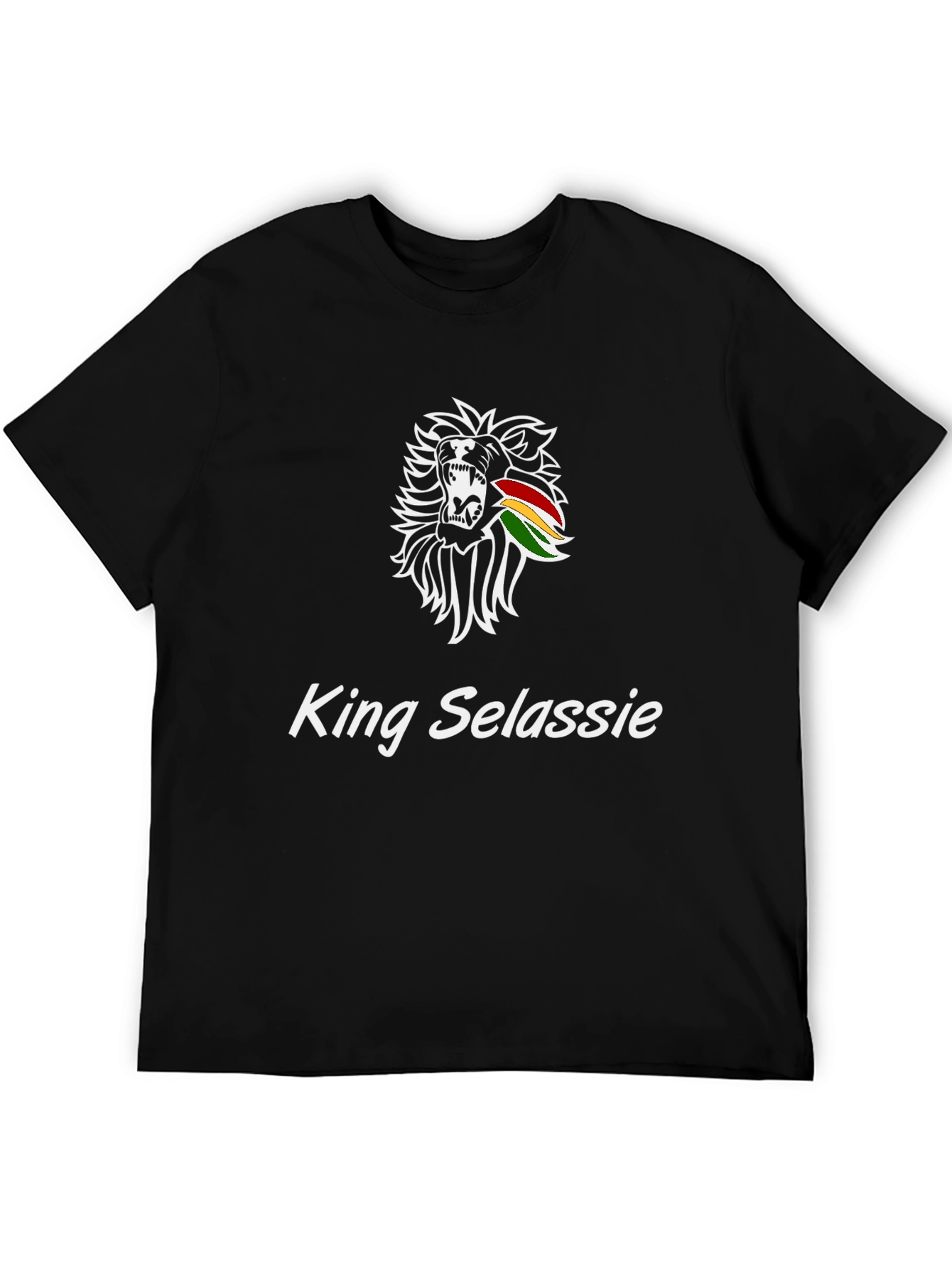King Selassie Lion T-Shirt - Reggae Inspired