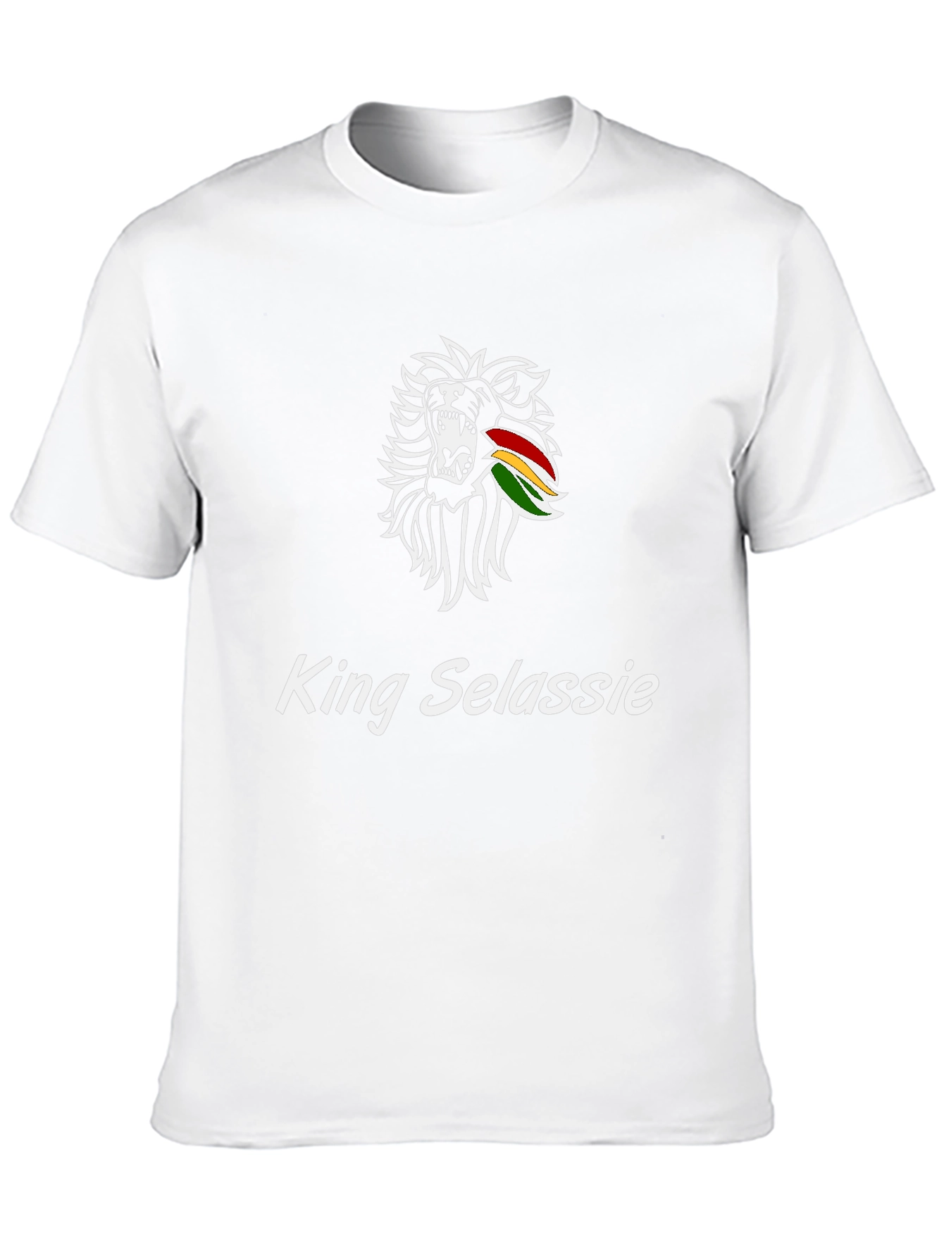 King Selassie Lion T-Shirt - Reggae Inspired