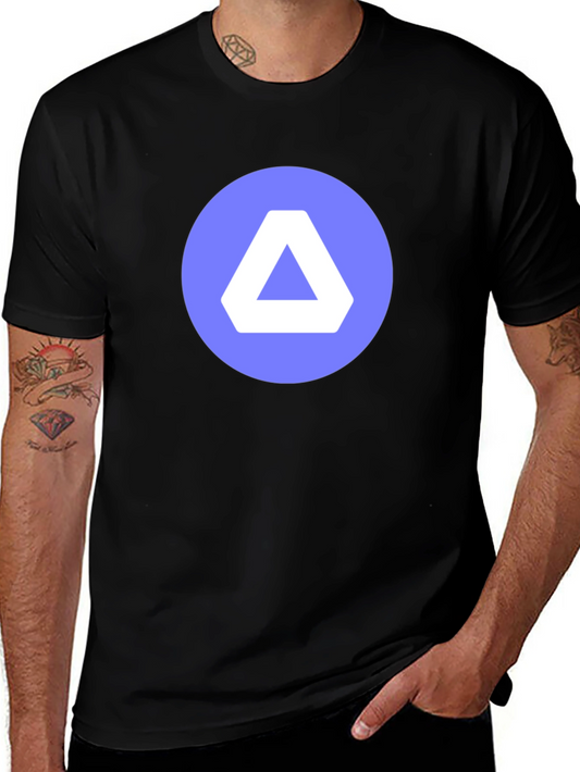 Minimalist Delta Logo Black T-Shirt