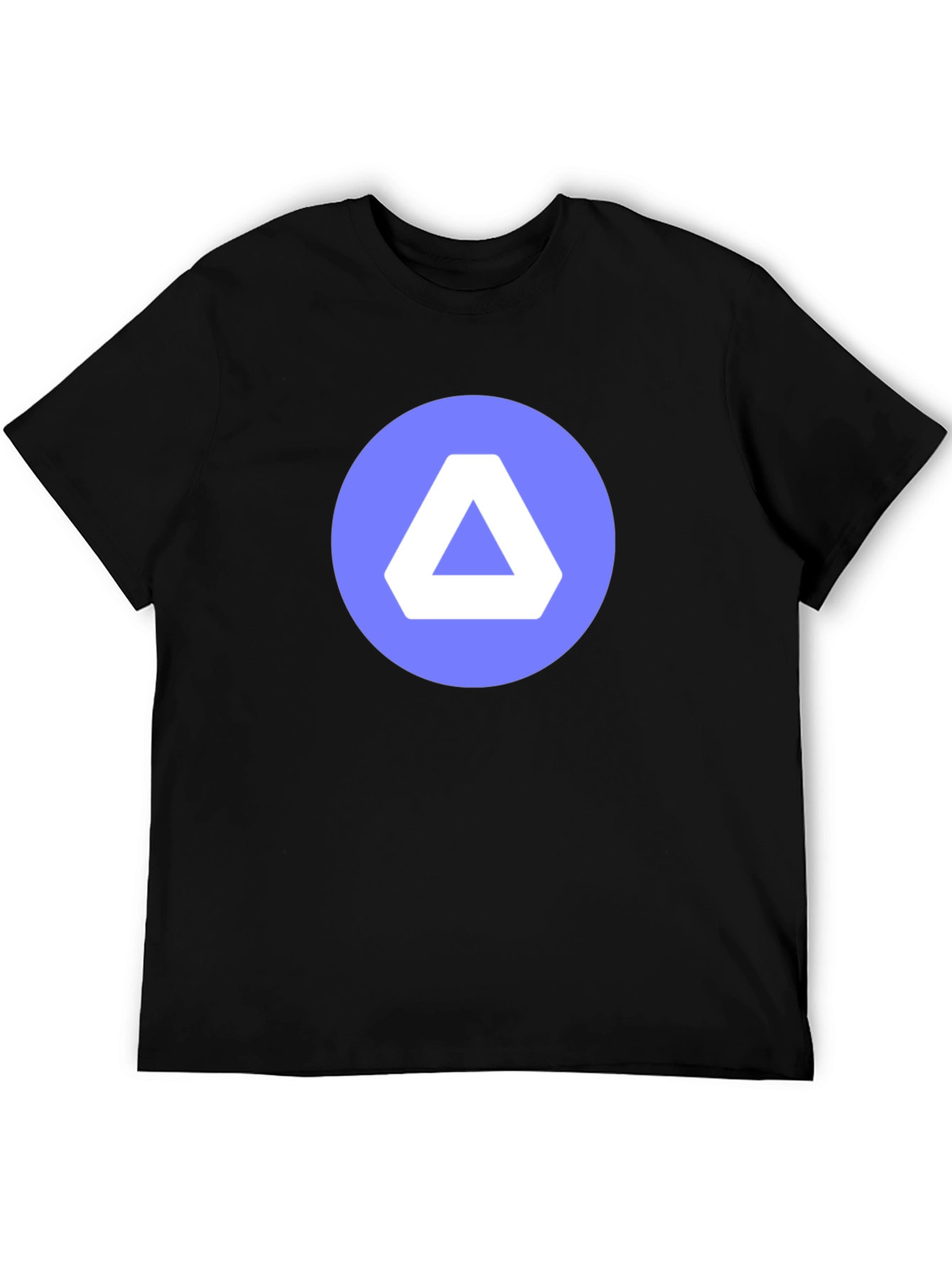 Minimalist Delta Logo Black T-Shirt