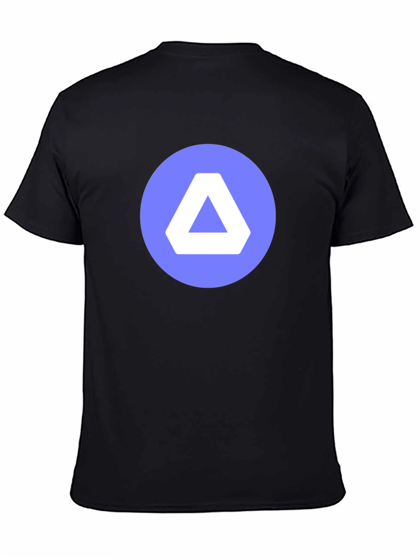 Minimalist Delta Logo Black T-Shirt