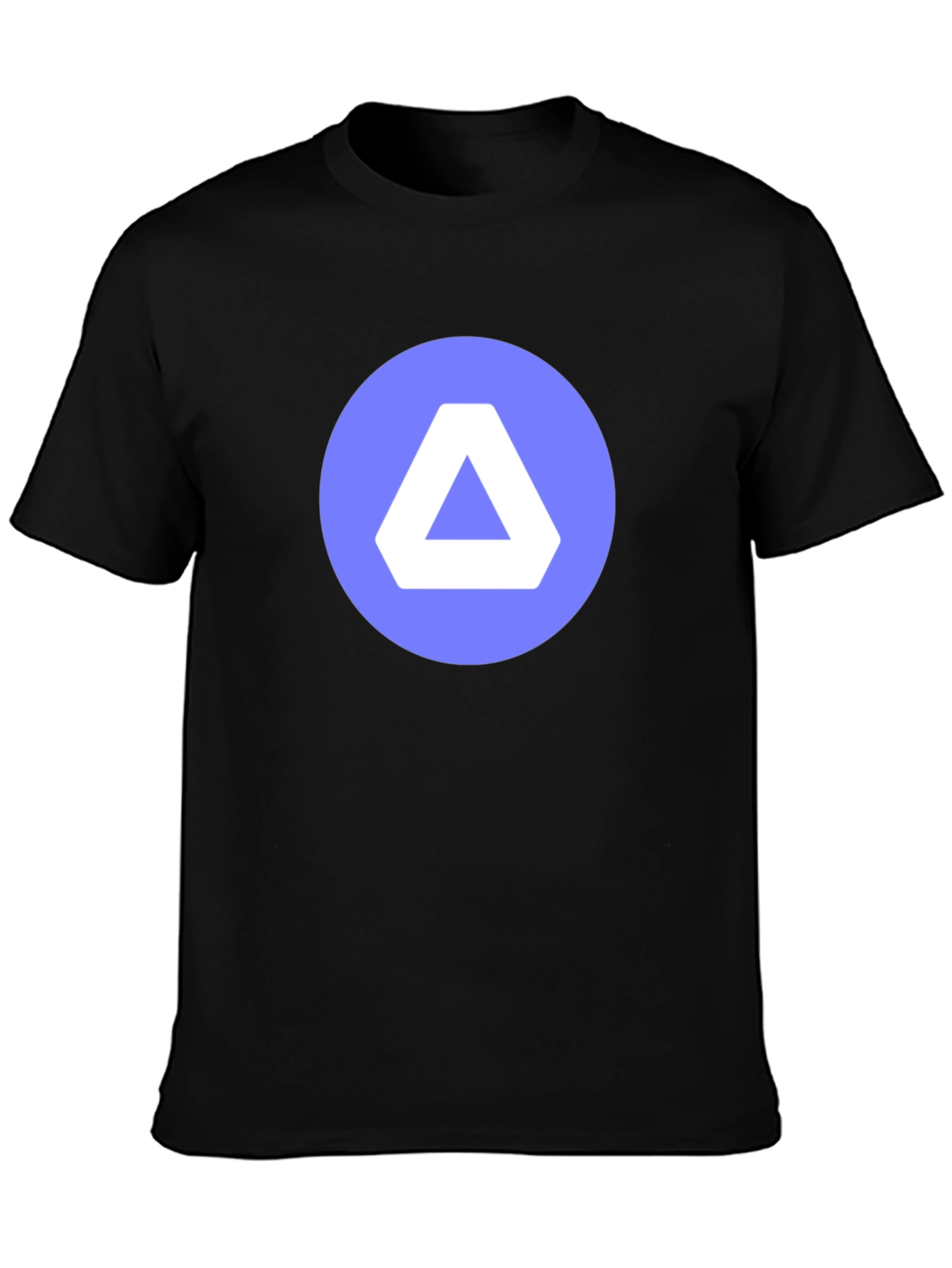 Minimalist Delta Logo Black T-Shirt