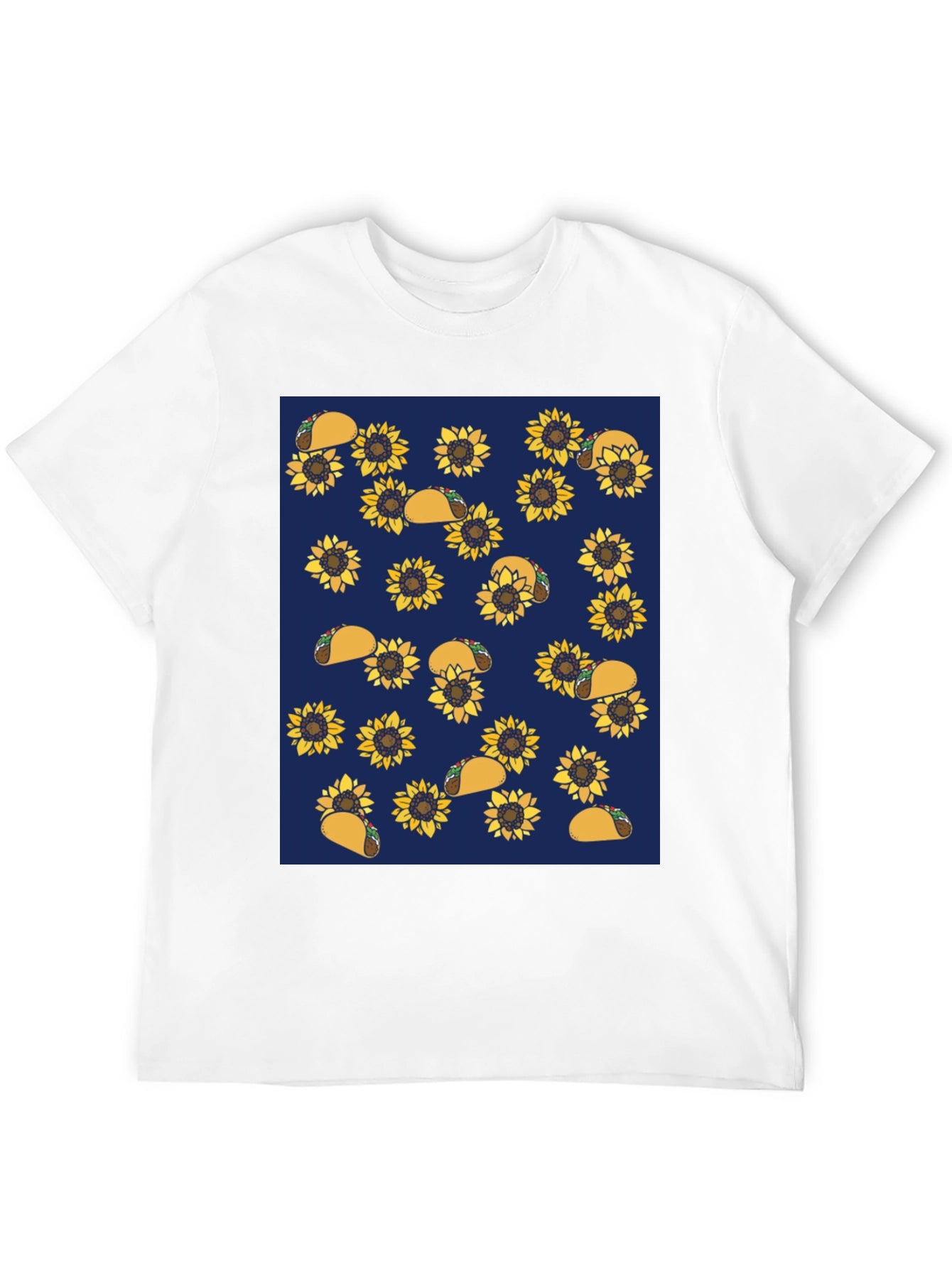 Sunflower Taco Print T-Shirt